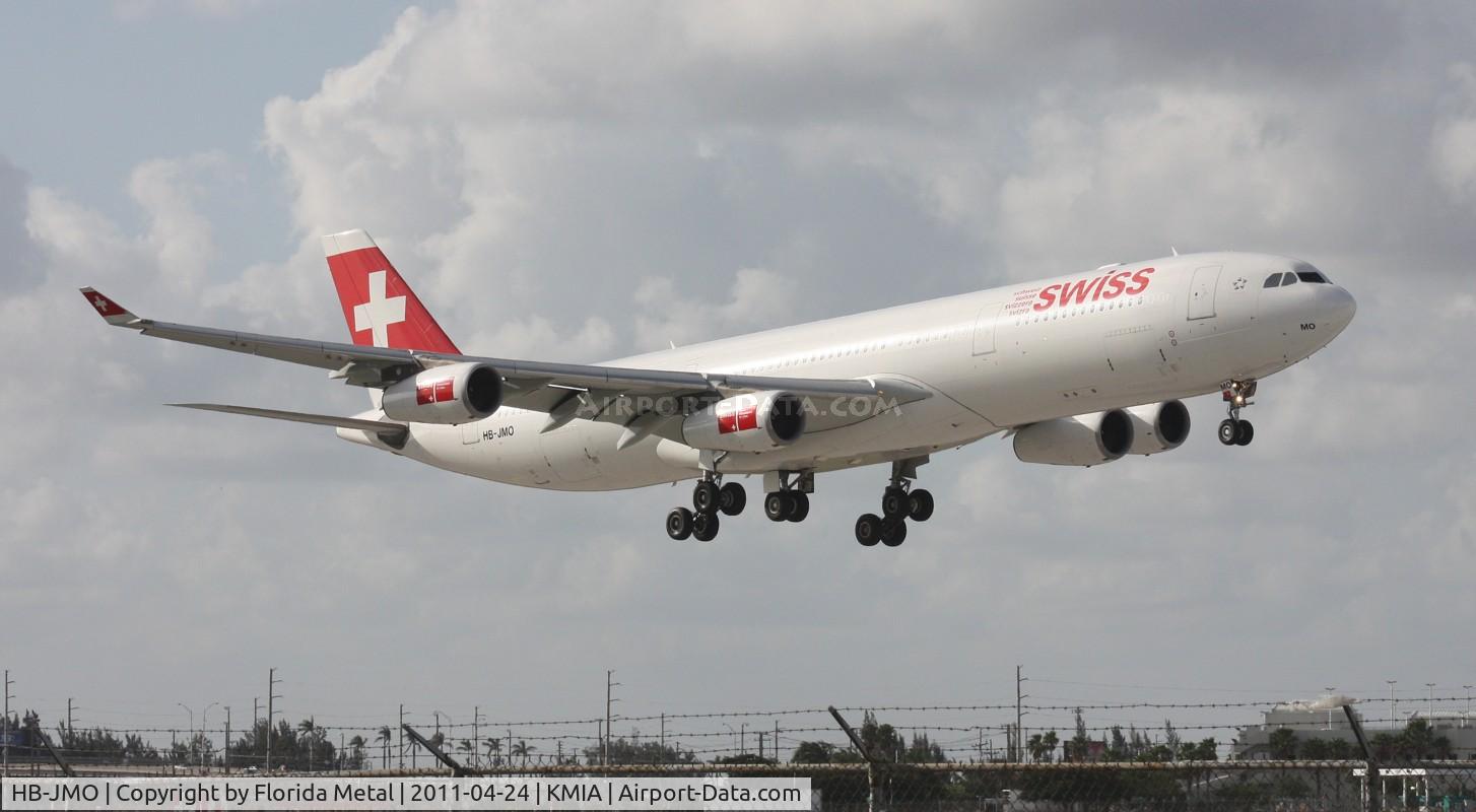 HB-JMO, 1997 Airbus A340-313 C/N 179, MIA 2011
