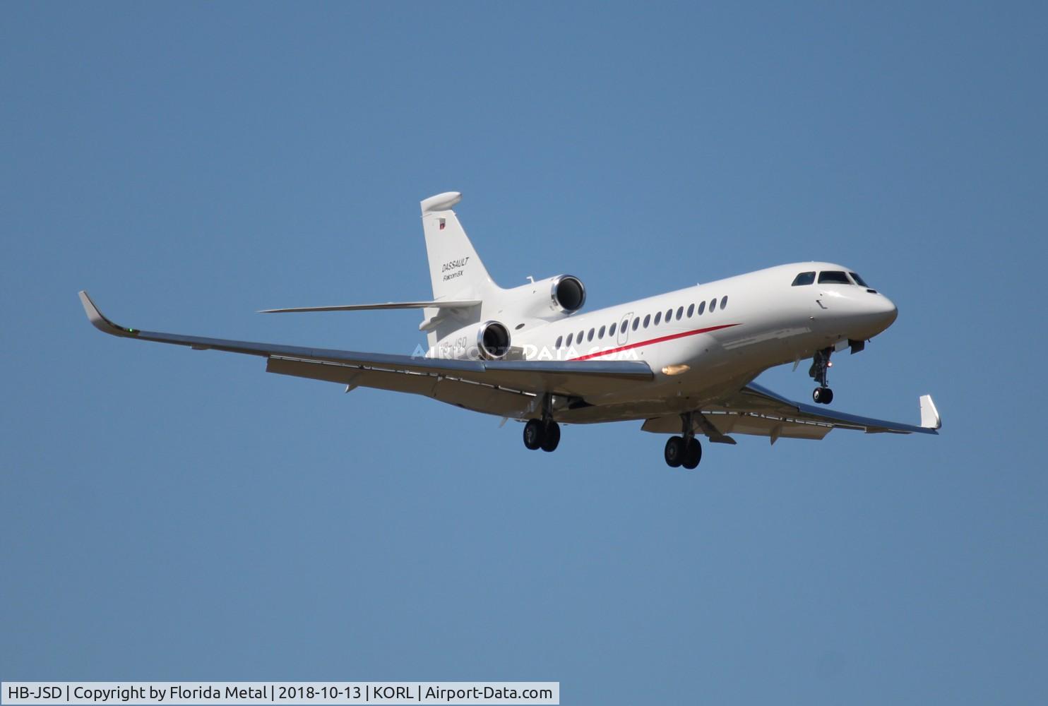 HB-JSD, Dassault Falcon 8X C/N 404, NBAA 2018