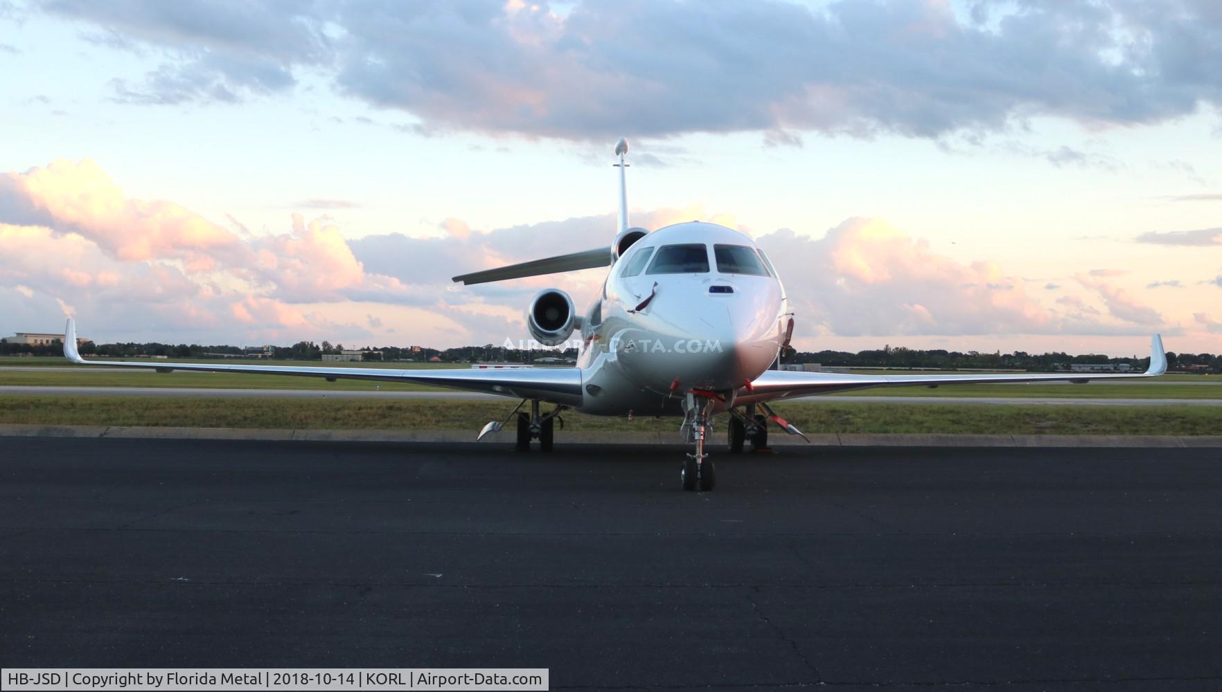 HB-JSD, Dassault Falcon 8X C/N 404, NBAA 2018