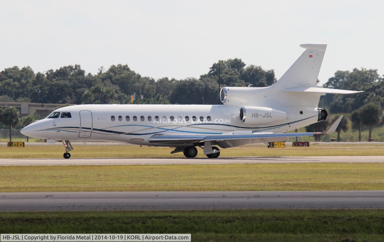 HB-JSL, 2013 Dassault Falcon 7X C/N 194, NBAA 2014