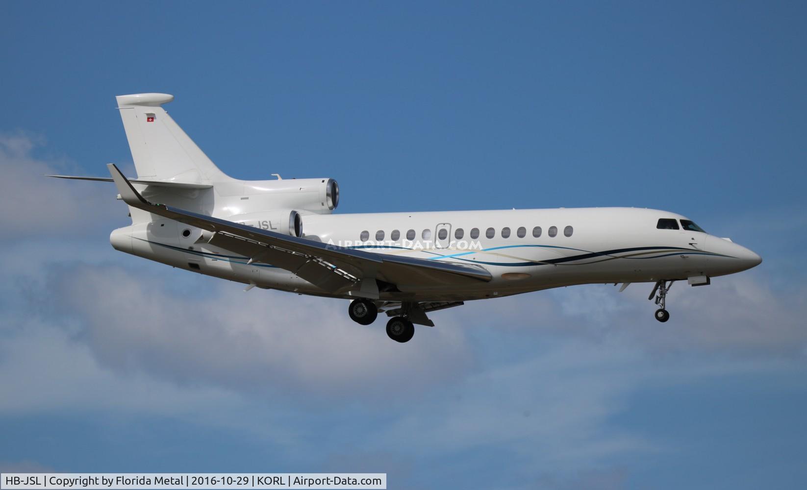 HB-JSL, 2013 Dassault Falcon 7X C/N 194, NBAA 2016