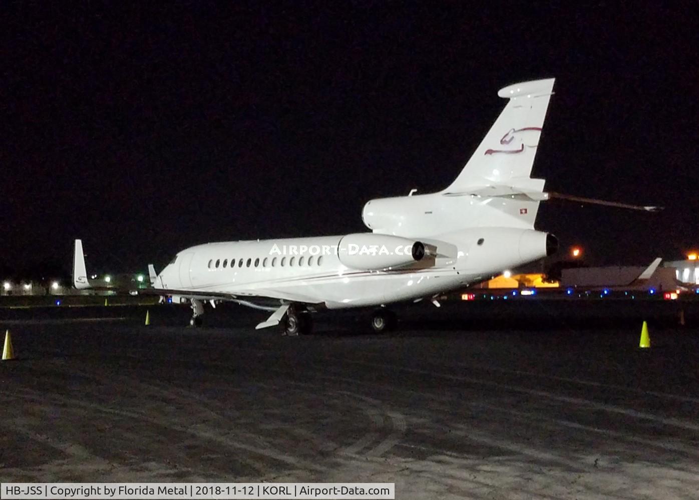 HB-JSS, 2005 Dassault Falcon 7X C/N 002, ORL 2018