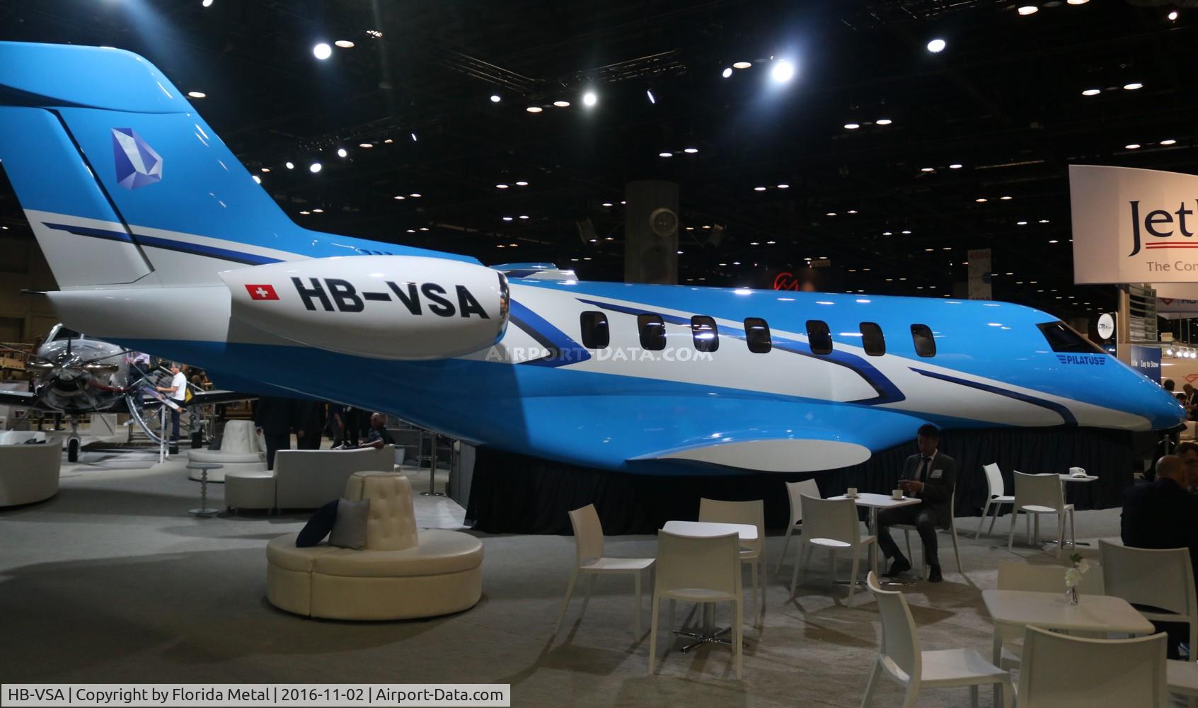 HB-VSA, 2013 Pilatus PC-24 (Prototype mock-up) C/N 01, NBAA 2016
