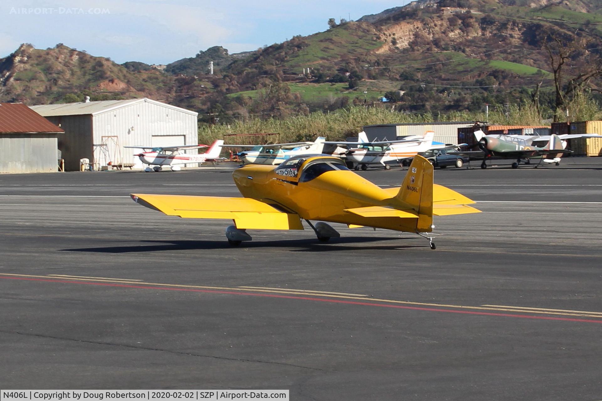 N406L, 2008 Vans RV-6 C/N 936, Provo VAN's RV-6, Lycoming O-320 160 Hp, Young Eagles Flight, taxi