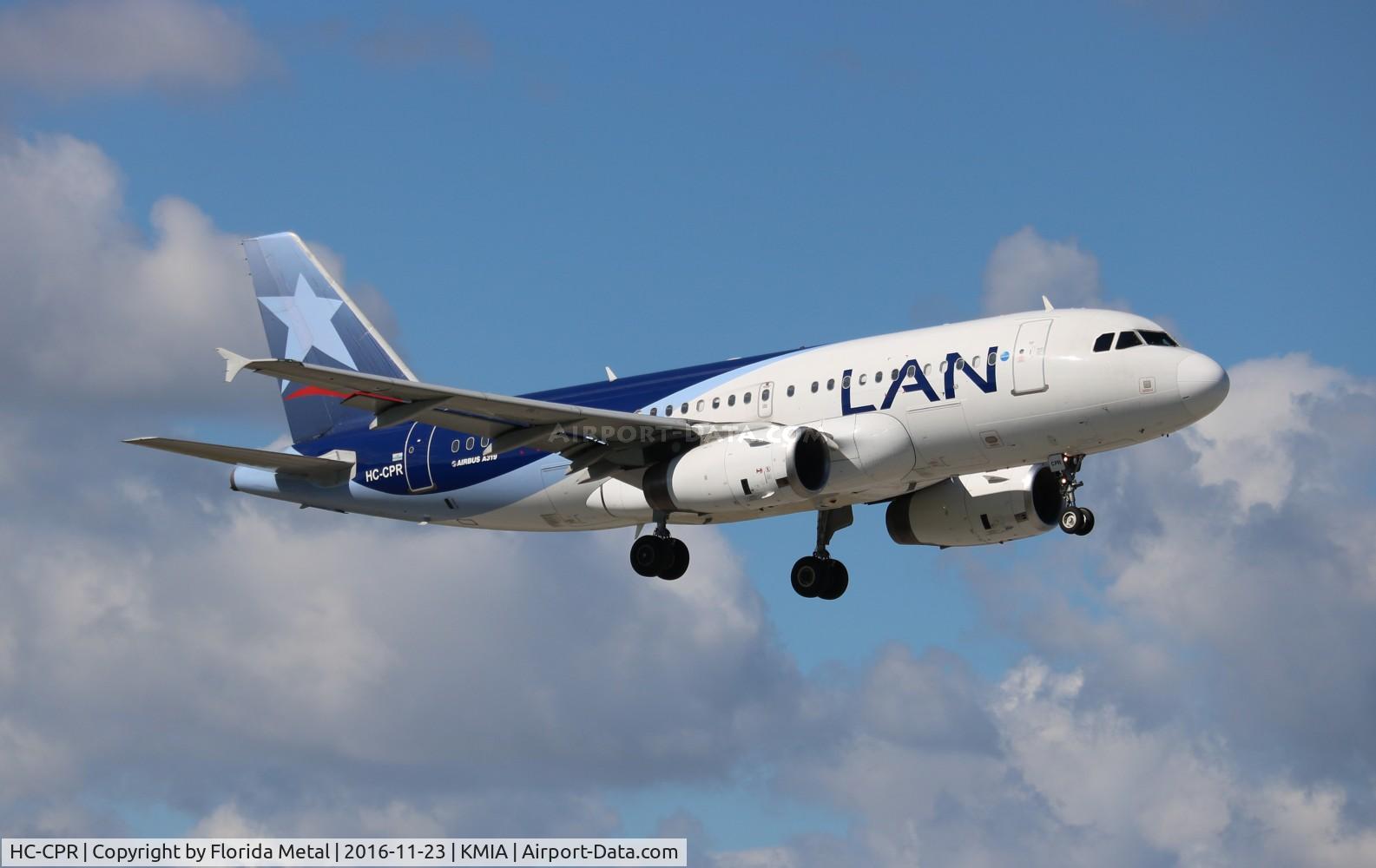 HC-CPR, 2008 Airbus A319-132 C/N 3663, MIA 2016