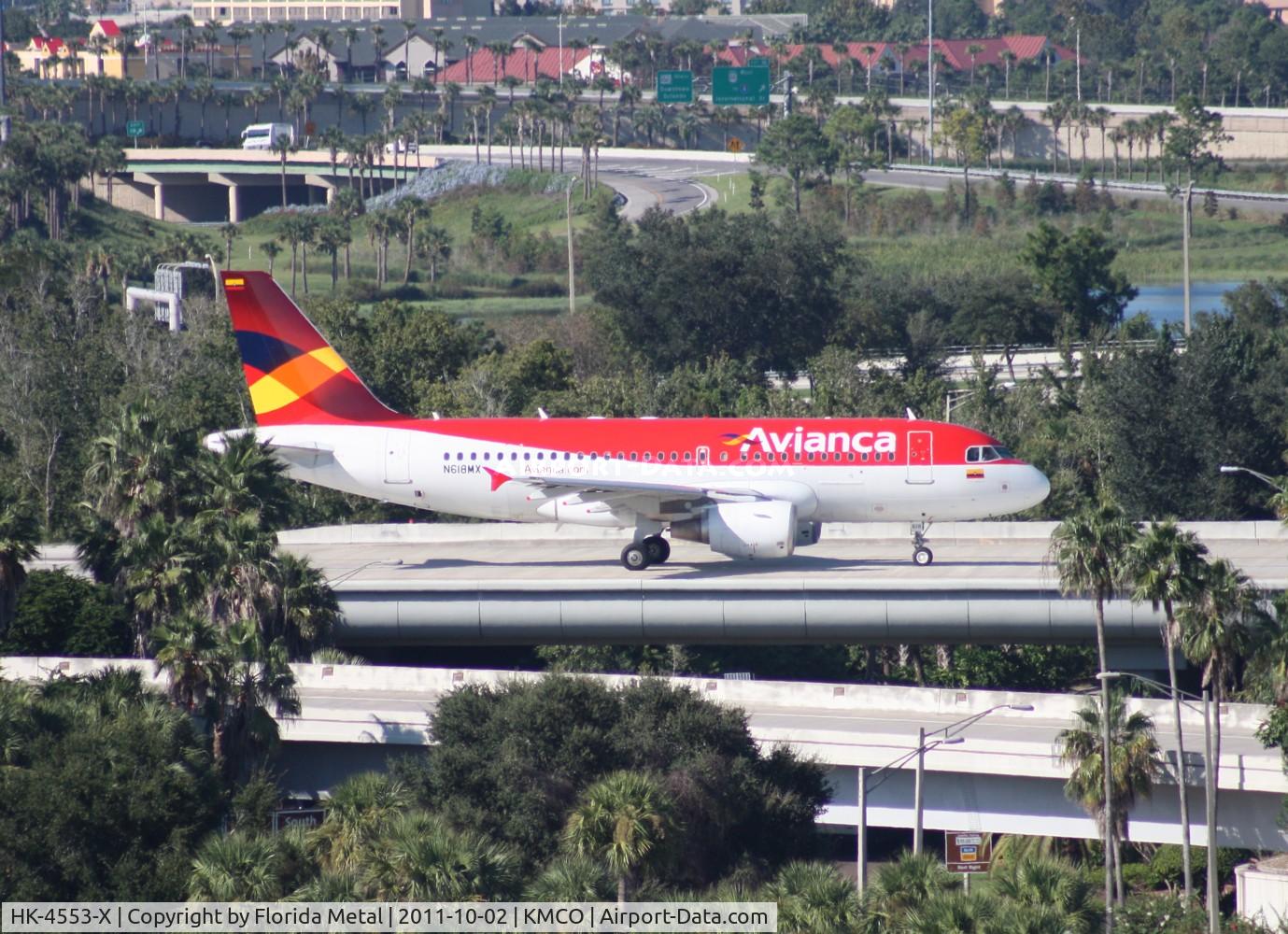 HK-4553-X, 2008 Airbus A319-115LR C/N 3467, MCO 2011