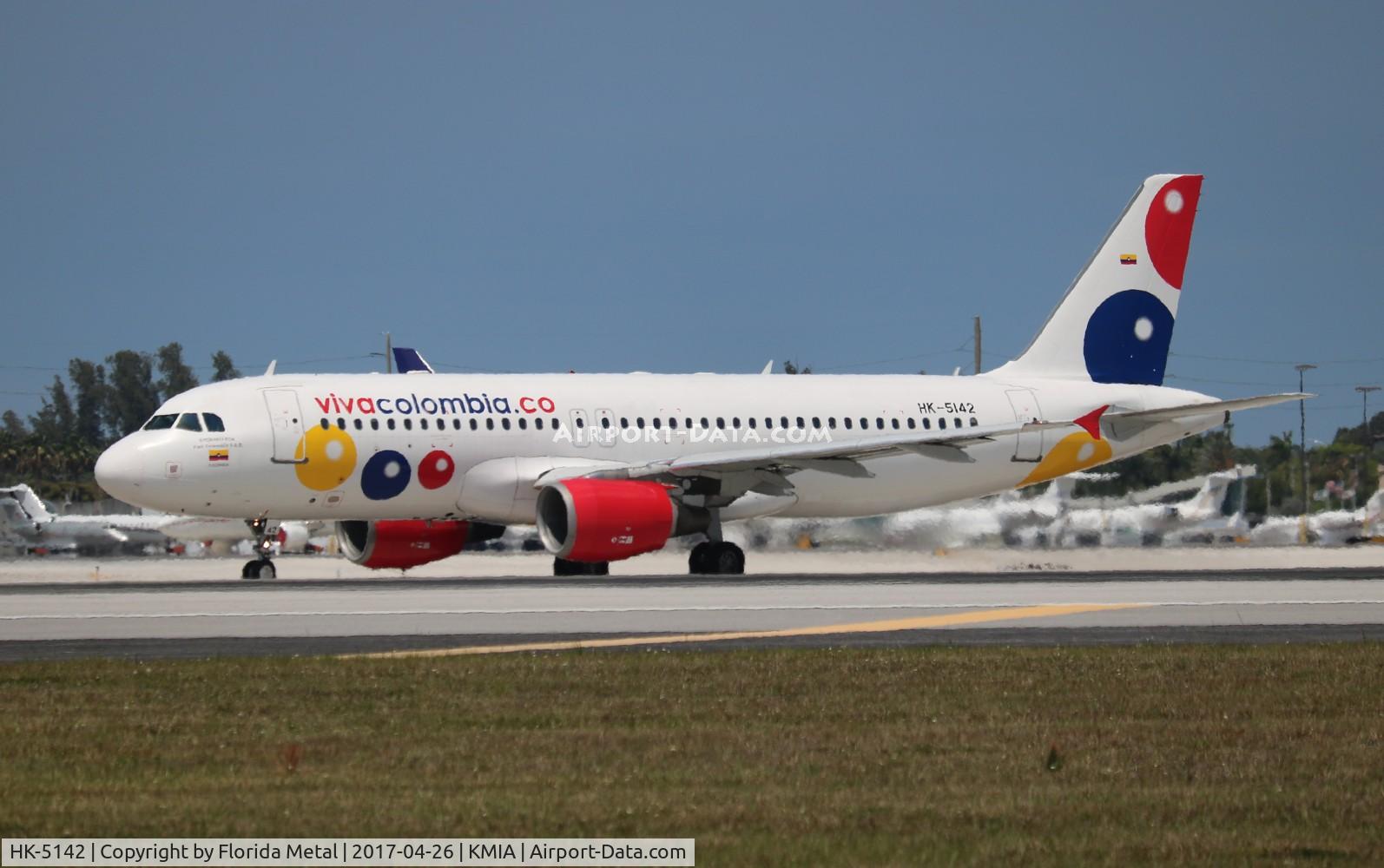 HK-5142, 2002 Airbus A320-214 C/N 1686, MIA 2017