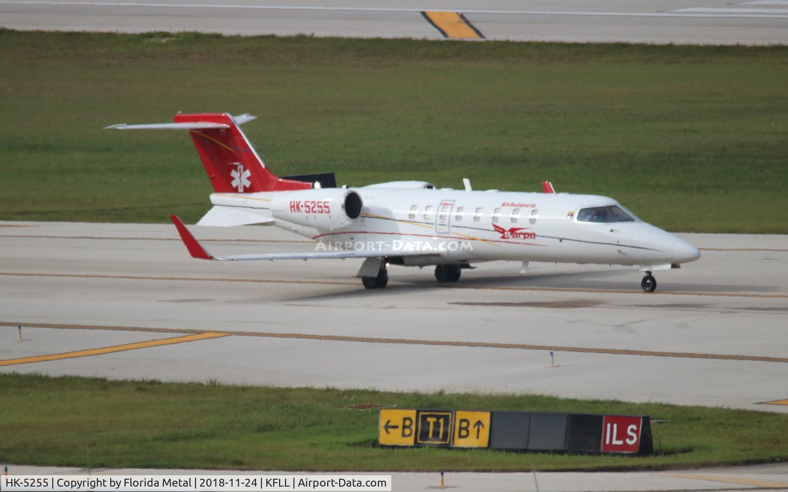 HK-5255, 2005 Learjet 45 C/N 284, FLL 2018