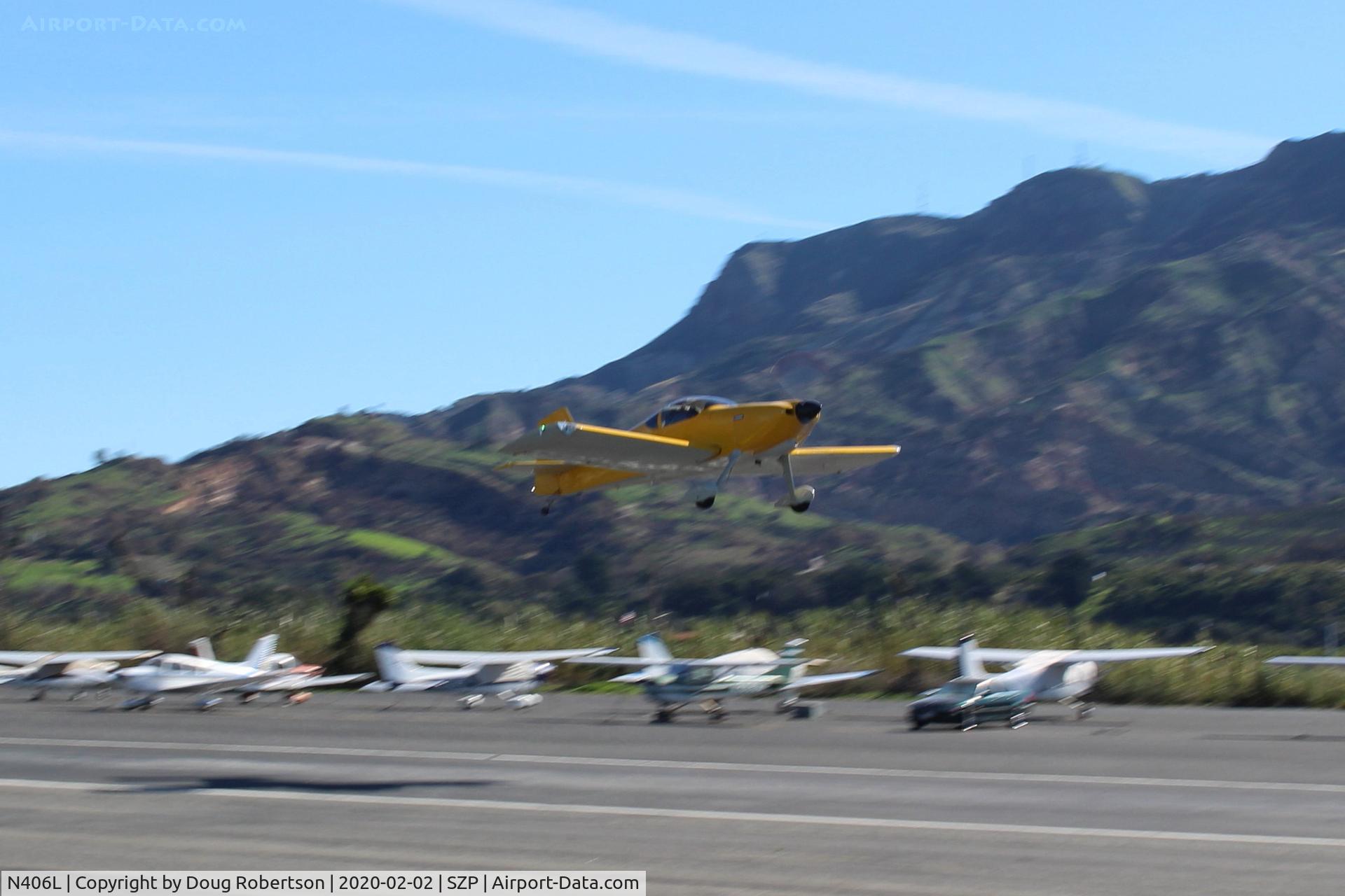 N406L, 2008 Vans RV-6 C/N 936, Provo VANs RV-6, Lycoming O-320 160 Hp, takeoff climb Rwy 22, Young Eagles Flight