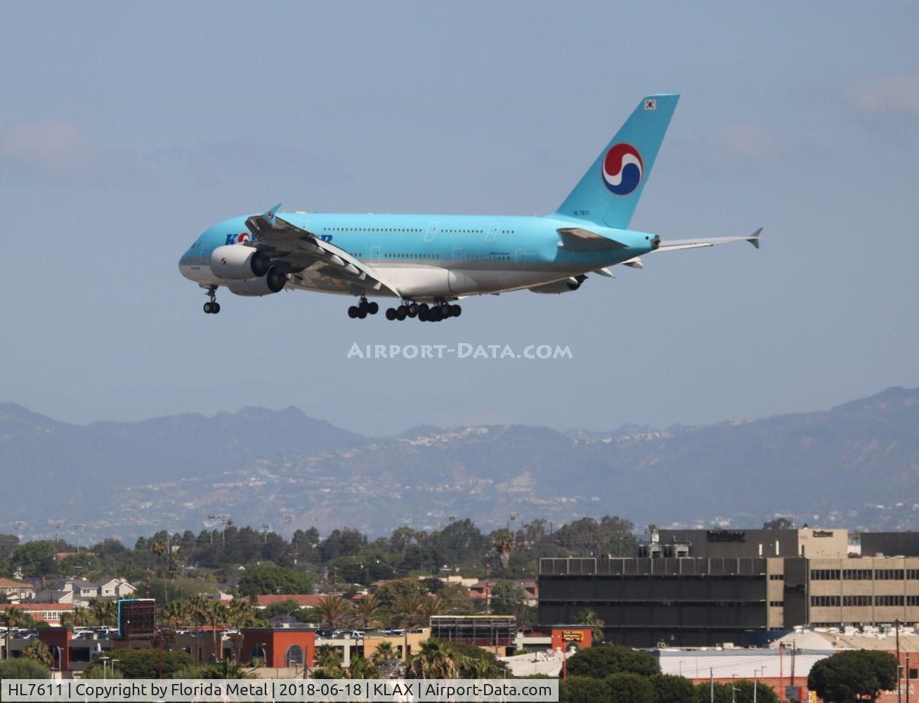HL7611, 2010 Airbus A380-861 C/N 35, LAX 2018