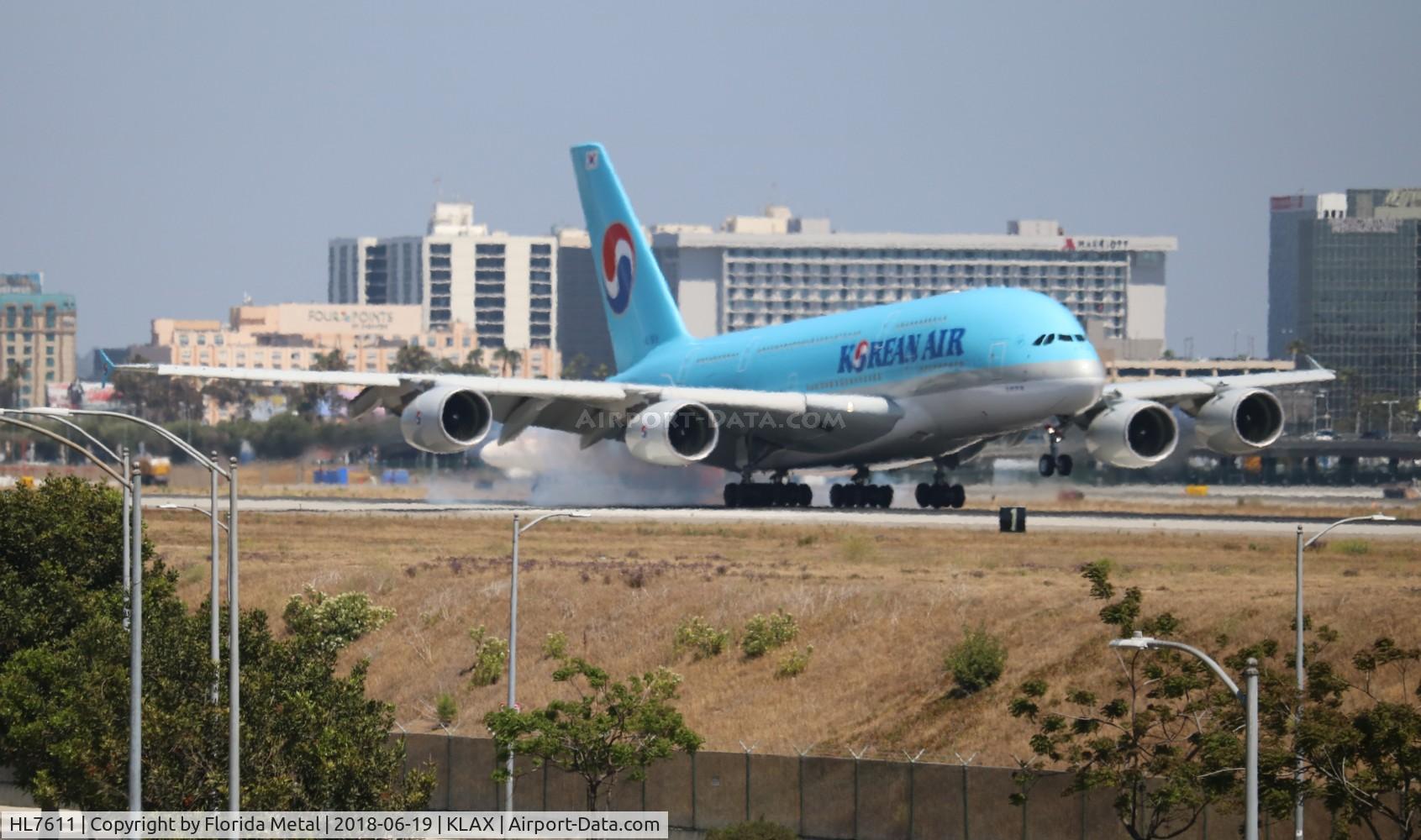 HL7611, 2010 Airbus A380-861 C/N 35, LAX 2018