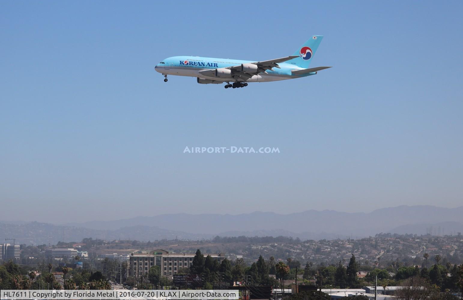 HL7611, 2010 Airbus A380-861 C/N 35, LAX 2016