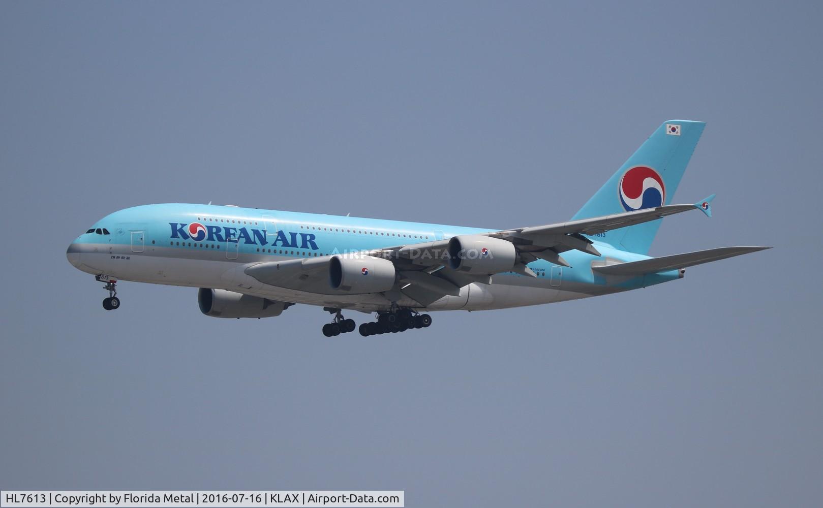 HL7613, 2010 Airbus A380-861 C/N 059, LAX 2016