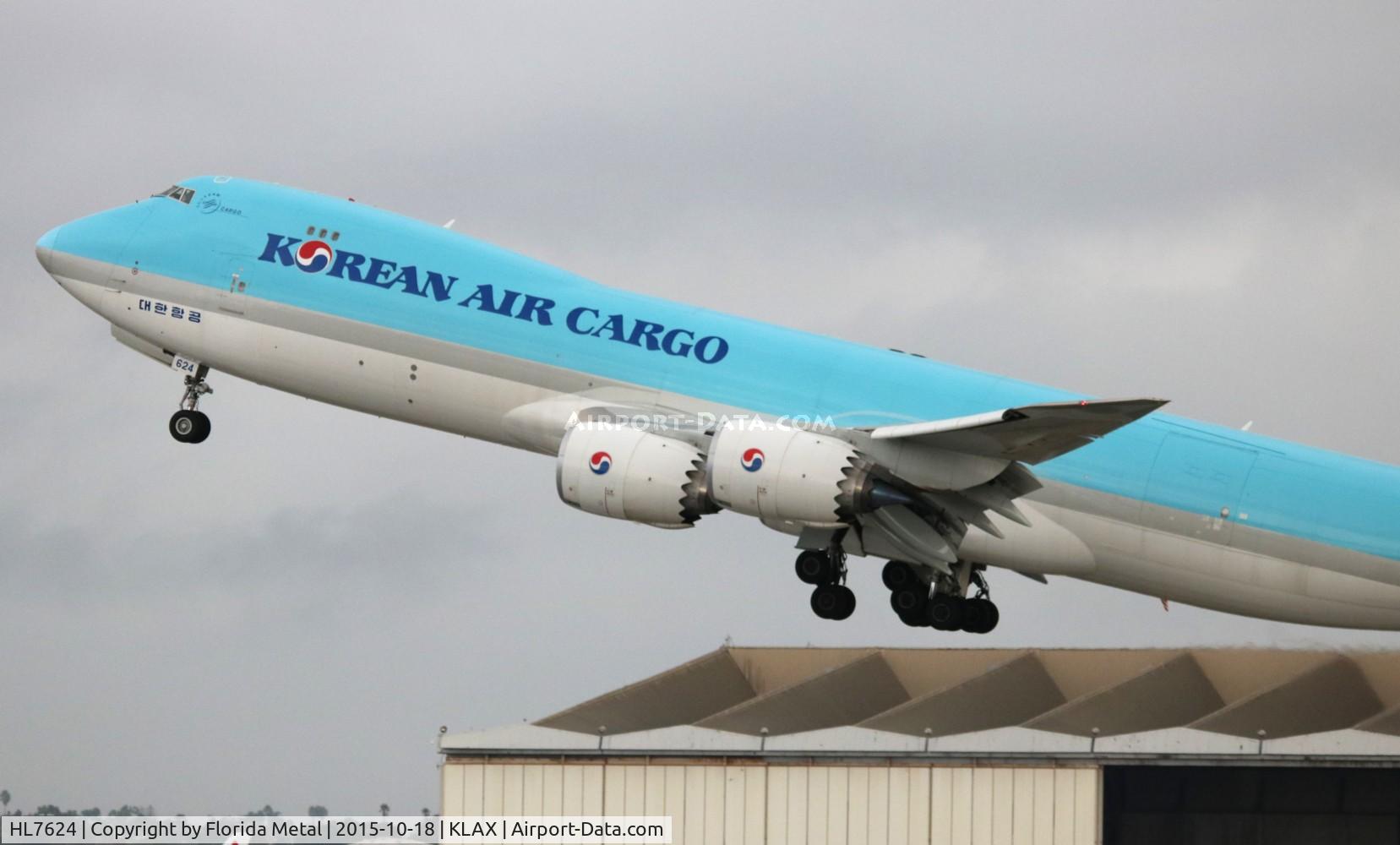 HL7624, 2013 Boeing 747-8B5F C/N 37656, LAX 2015