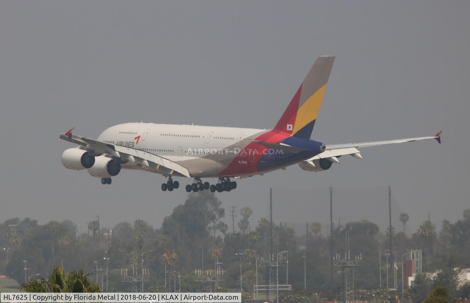 HL7625, 2013 Airbus A380-841 C/N 152, LAX 2018