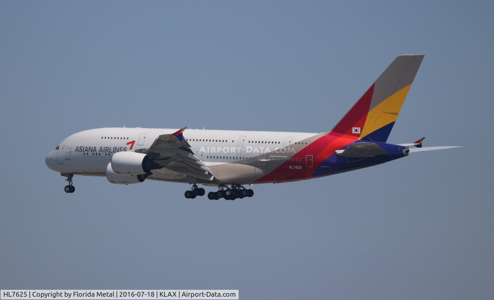 HL7625, 2013 Airbus A380-841 C/N 152, LAX 2016