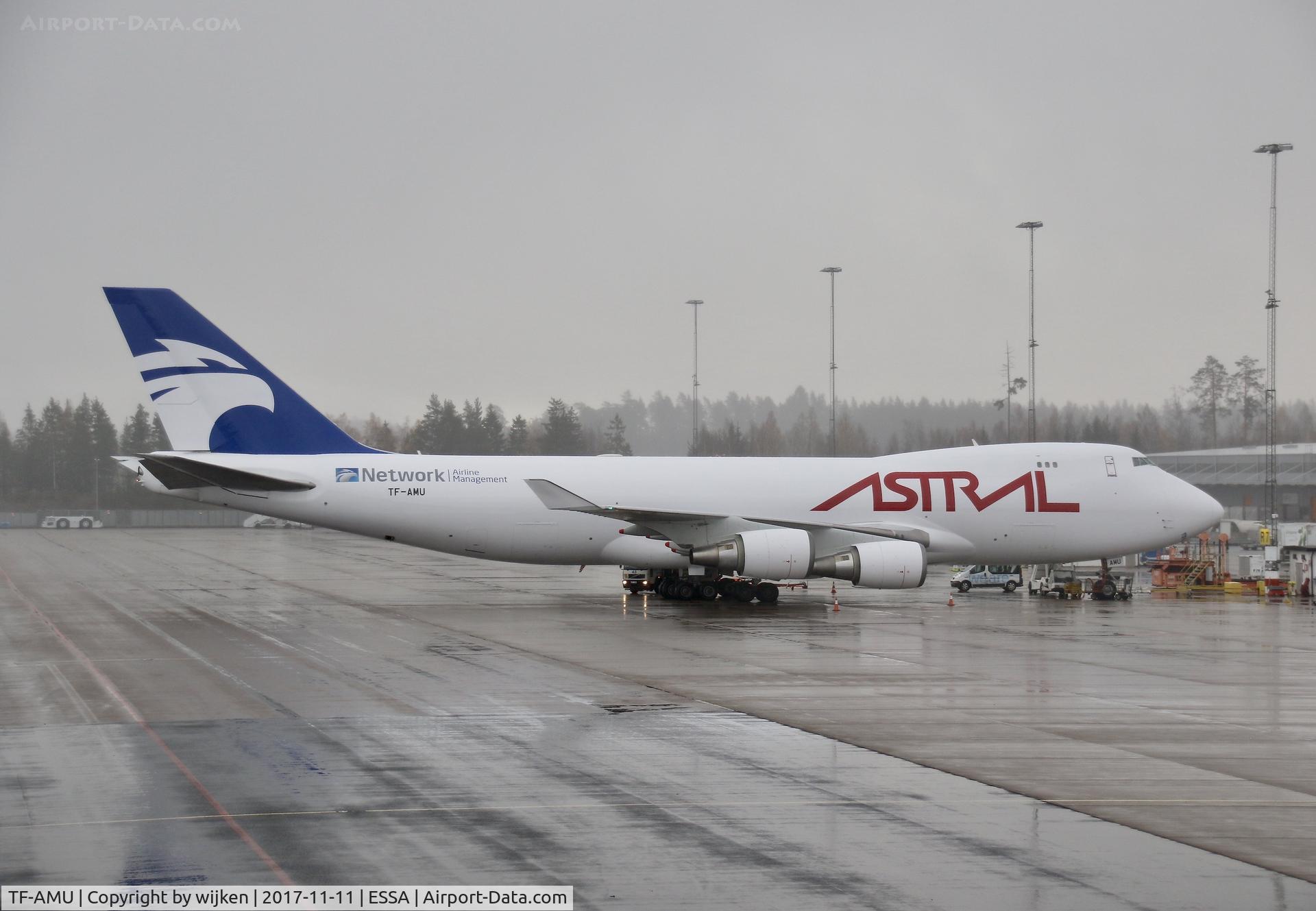 TF-AMU, 1999 Boeing 747-48EF/SCD C/N 27603, Ramp R
