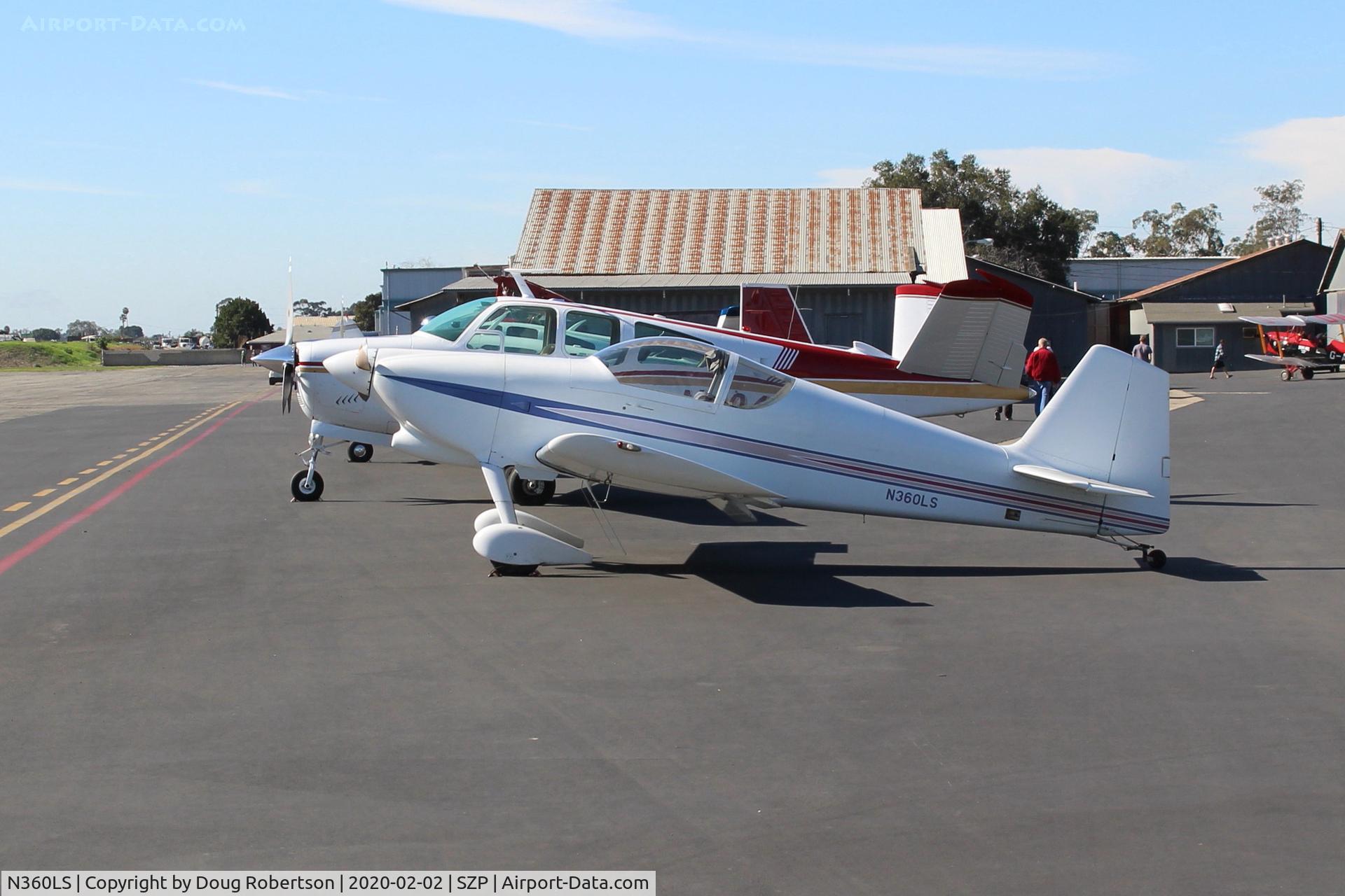 N360LS, 1996 Vans RV-6 C/N 20190, 1996 Vans RV-6, Lycoming O-360-ATD 180 Hp, on Transient Ramp