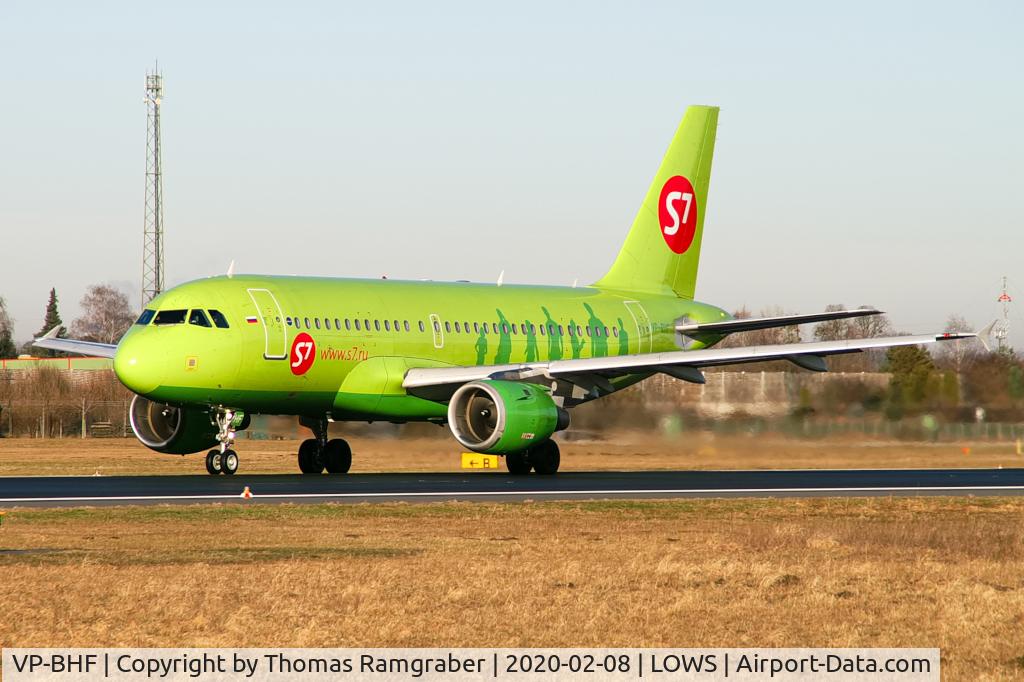 VP-BHF, 2002 Airbus A319-114 C/N 1819, S7 Airlines Airbus A319