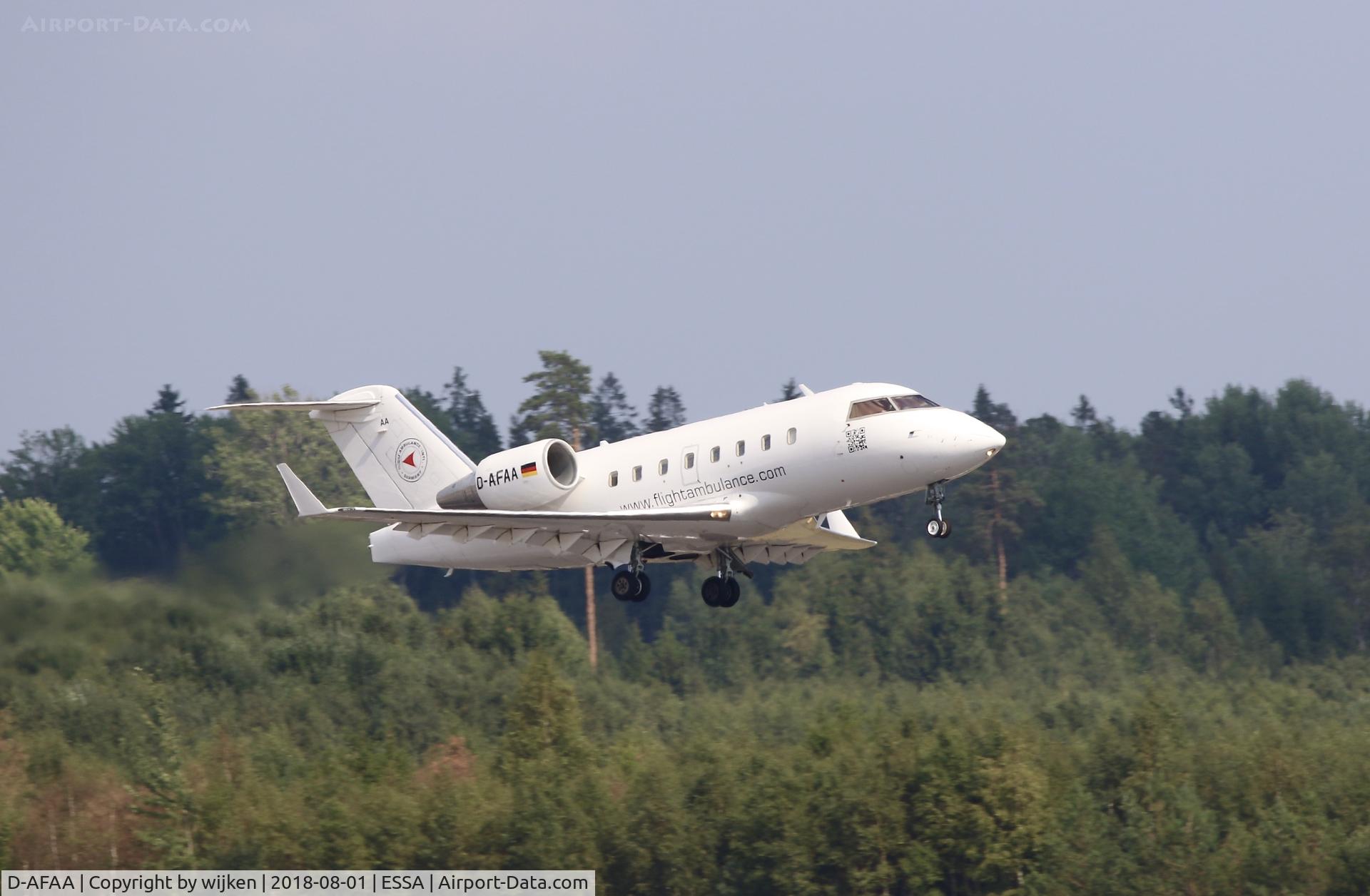 D-AFAA, 1998 Bombardier Challenger 604 (CL-600-2B16) C/N 5397, RWY 19L