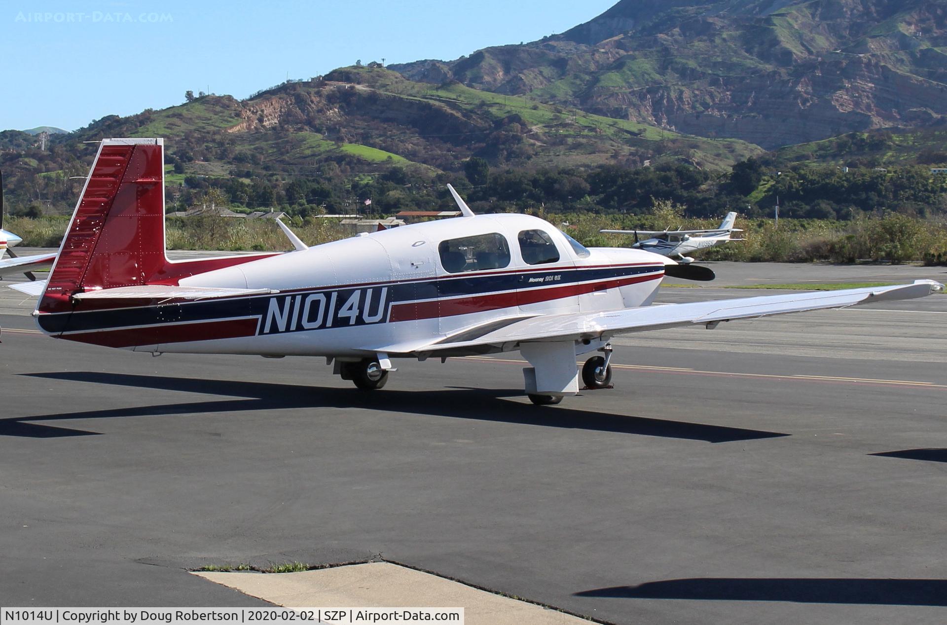 N1014U, 1989 Mooney M20J 201 C/N 24-3106, 1989 Mooney M20J 201, Lycoming IO-360-A1B6D 200 Hp, 28 volt electrical system. On Transient Ramp