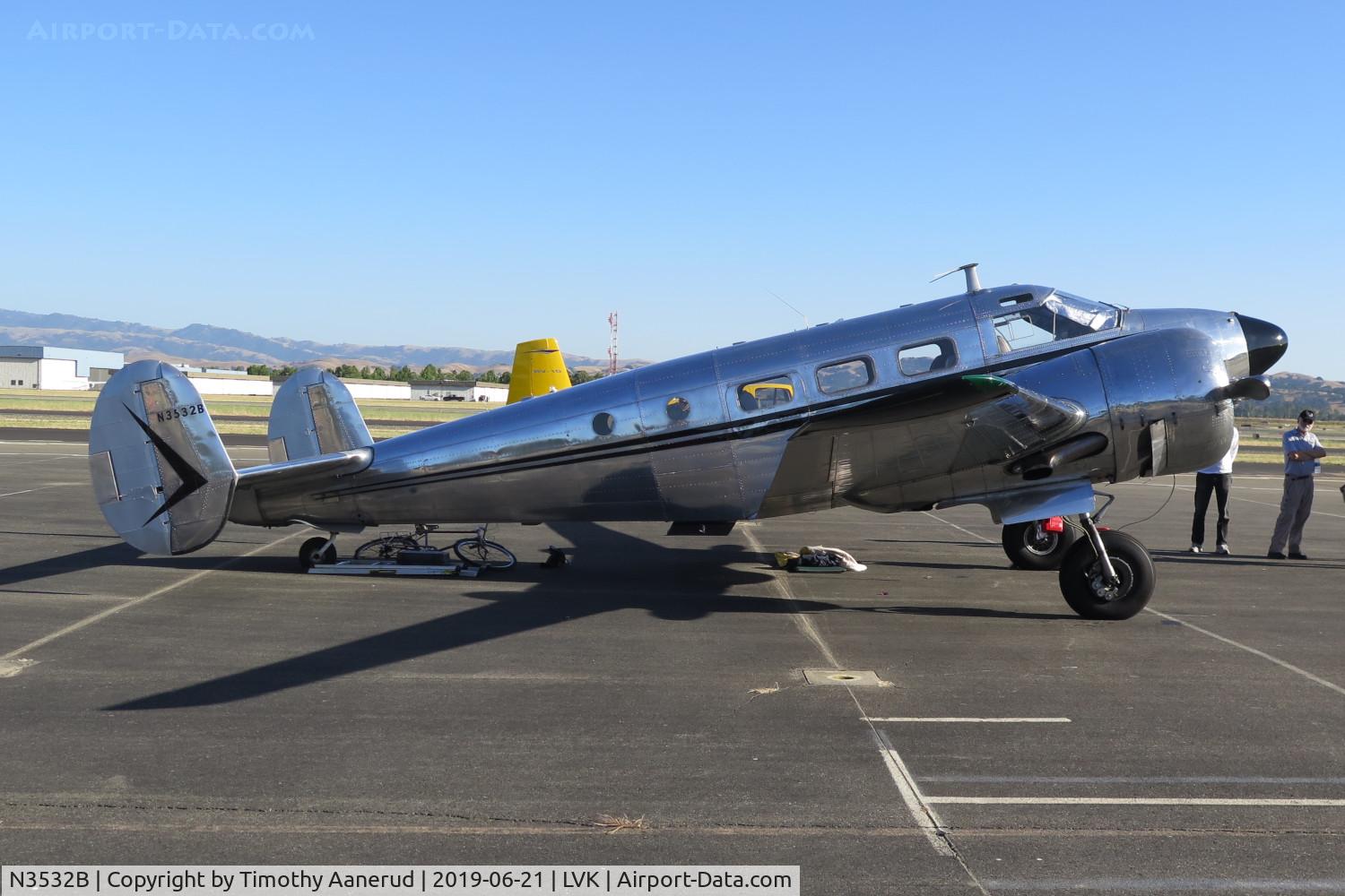 N3532B, 1954 Beech D18S C/N A-999, 2019 AOPA Livermore Fly In, 1954 Beech D18S, c/n: A-999