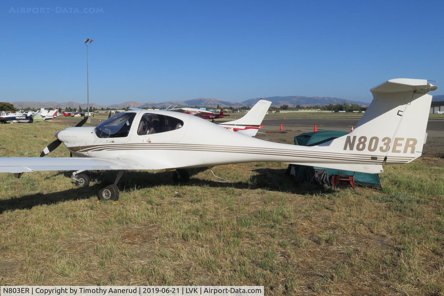 N803ER, 2003 Diamond DA-40 Diamond Star C/N 40.307, 2019 AOPA Livermore Fly In, 2003 Diamond DA-40, c/n: 40.307
