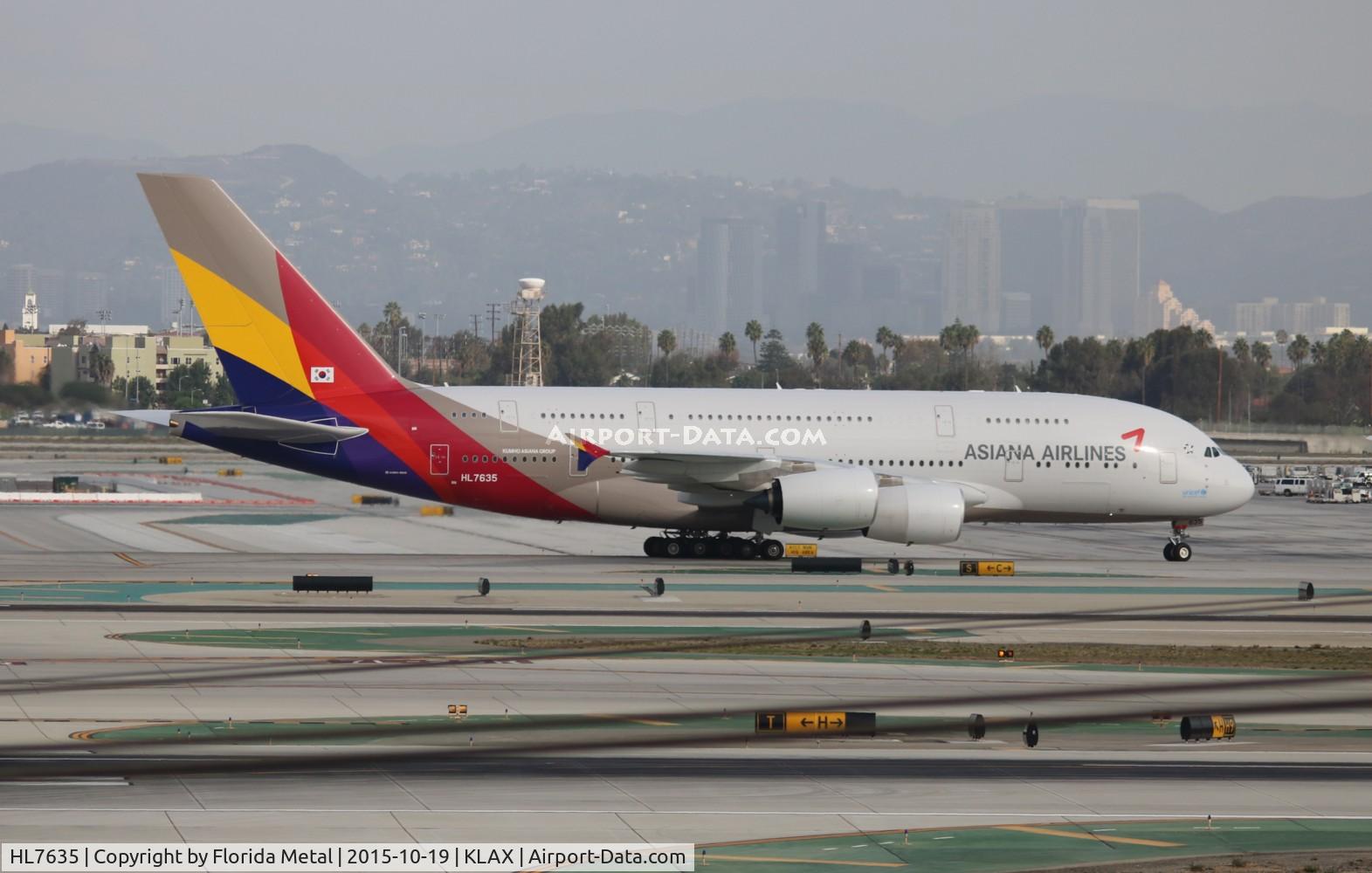 HL7635, 2015 Airbus A380-841 C/N 183, LAX 2015