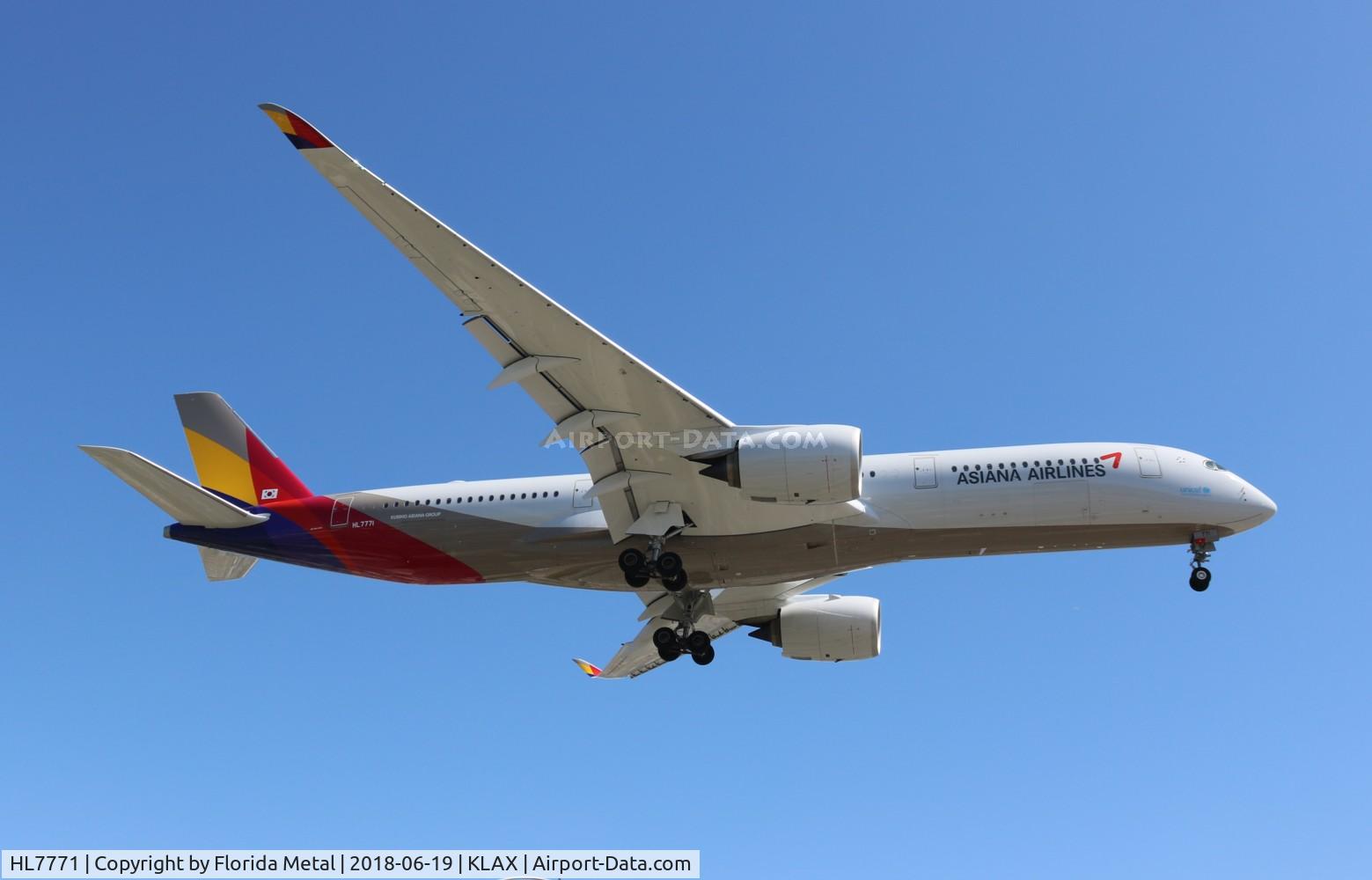 HL7771, 2018 Airbus A350-941 C/N 0198, LAX 2018