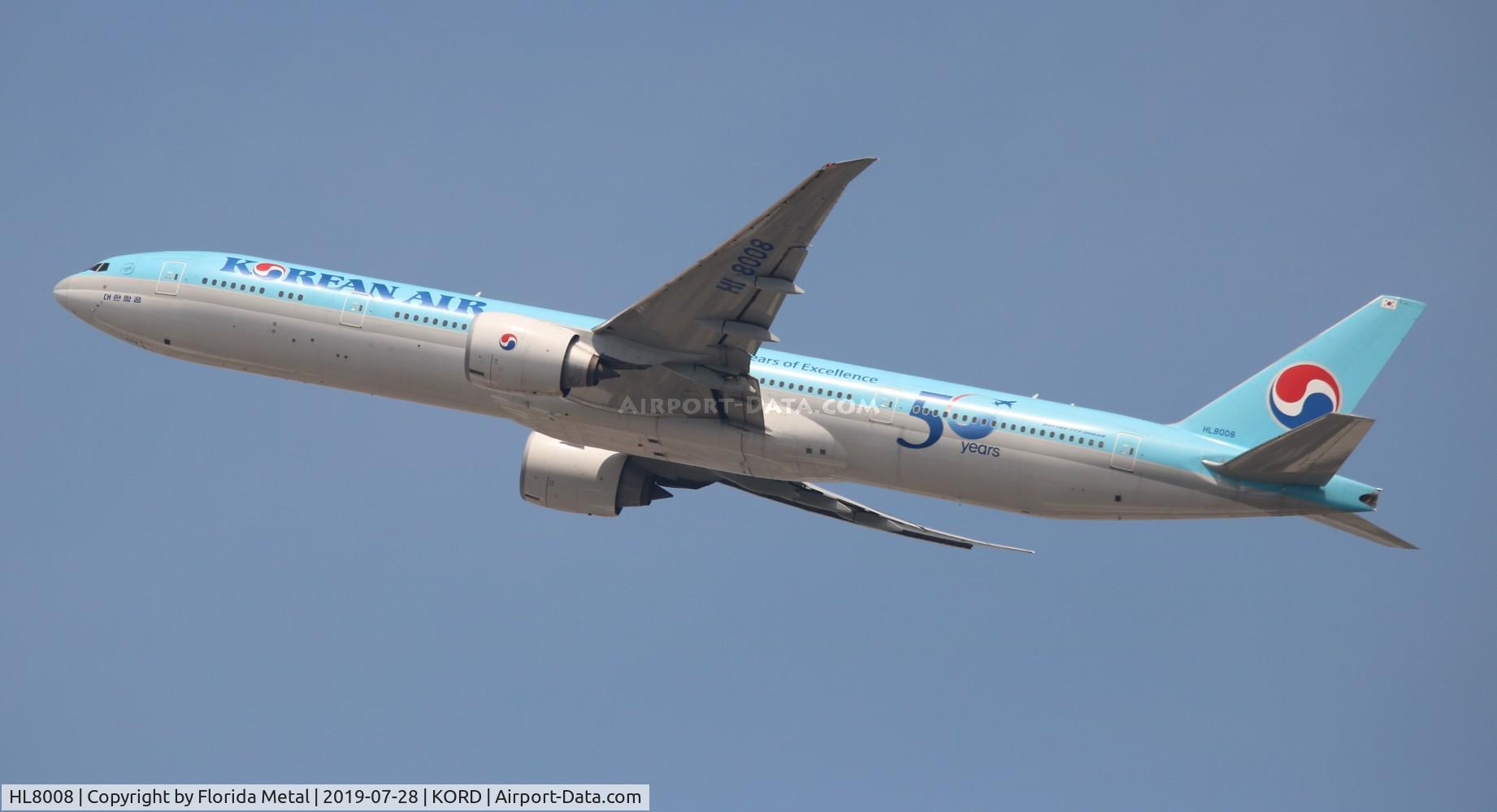 HL8008, 2015 Boeing 777-3B5/ER C/N 43816, ORD 2019