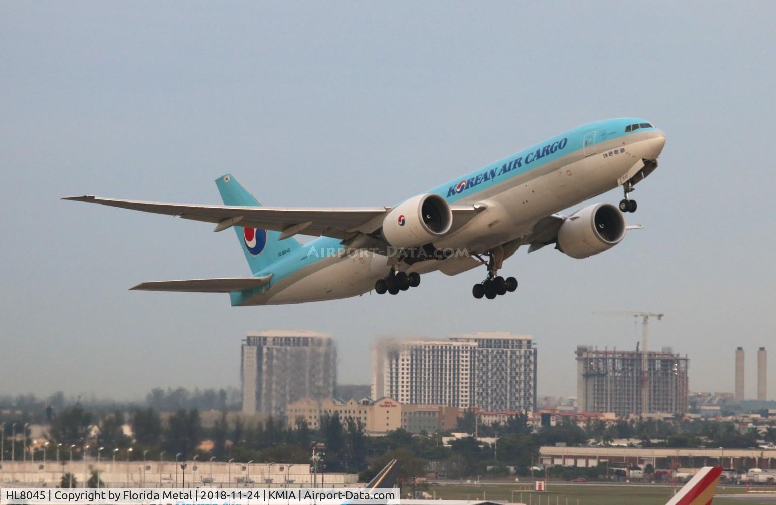HL8045, 2016 Boeing 777-FB5 C/N 62695, MIA 2018