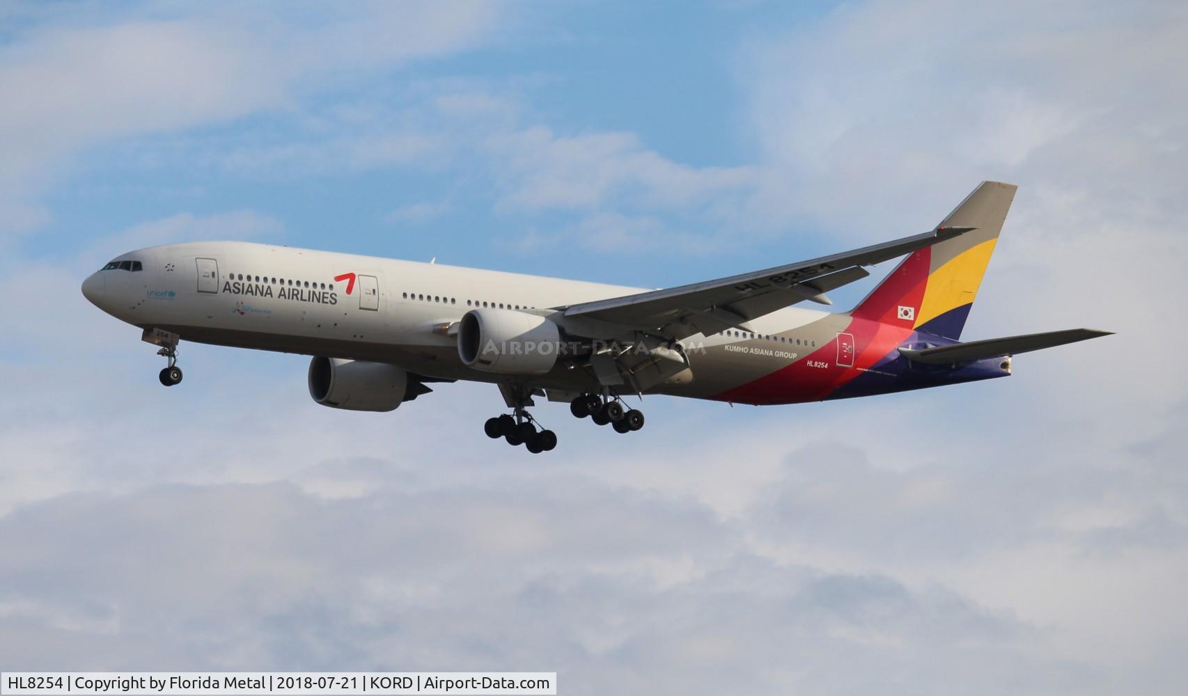 HL8254, 2012 Boeing 777-28E/ER C/N 40198, ORD 2018