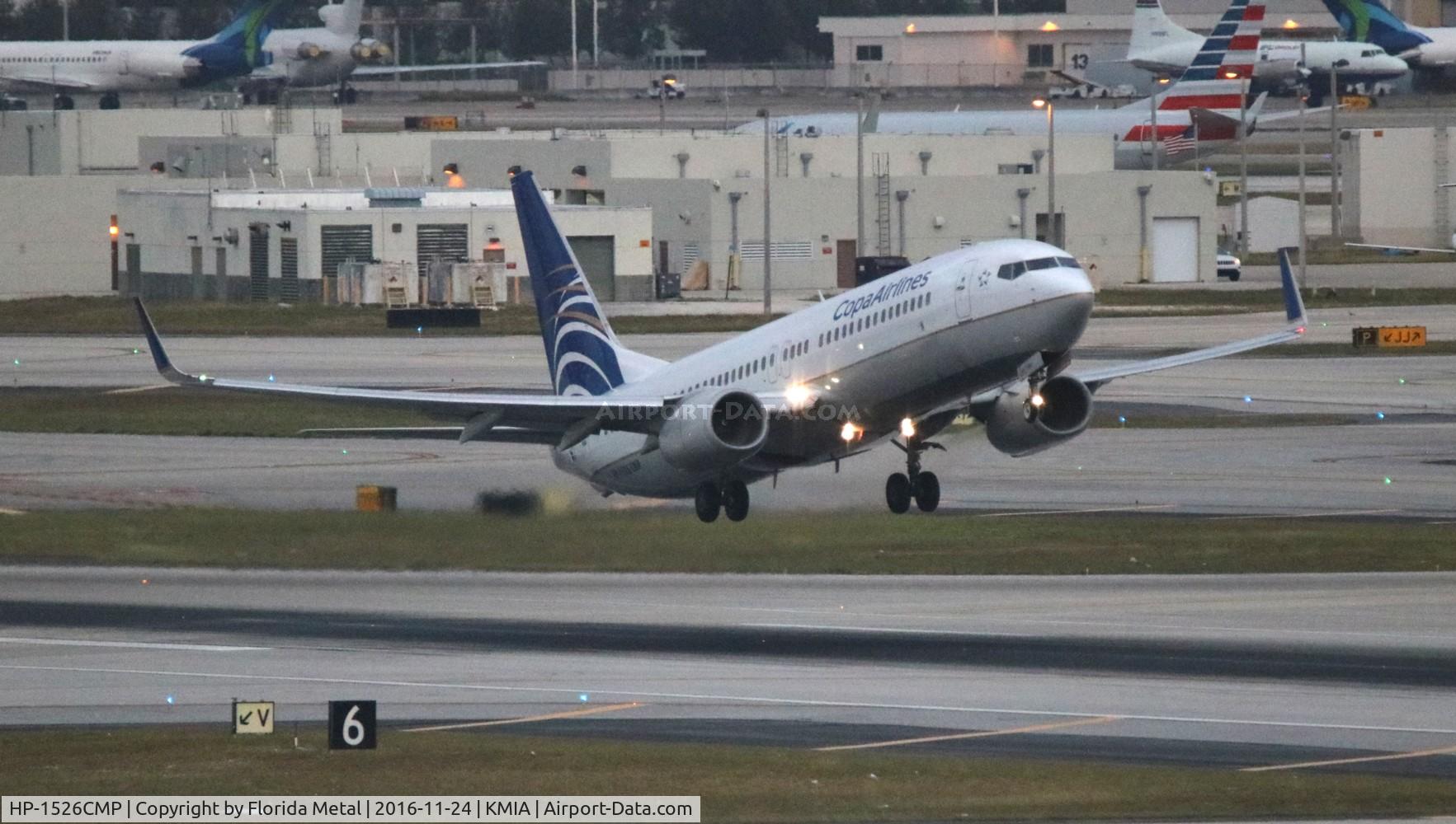 HP-1526CMP, 2005 Boeing 737-8V3 C/N 34006, MIA 2016