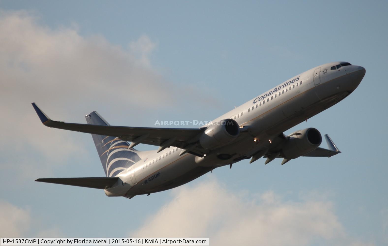 HP-1537CMP, 2009 Boeing 737-8V3 C/N 36550, MIA 2015