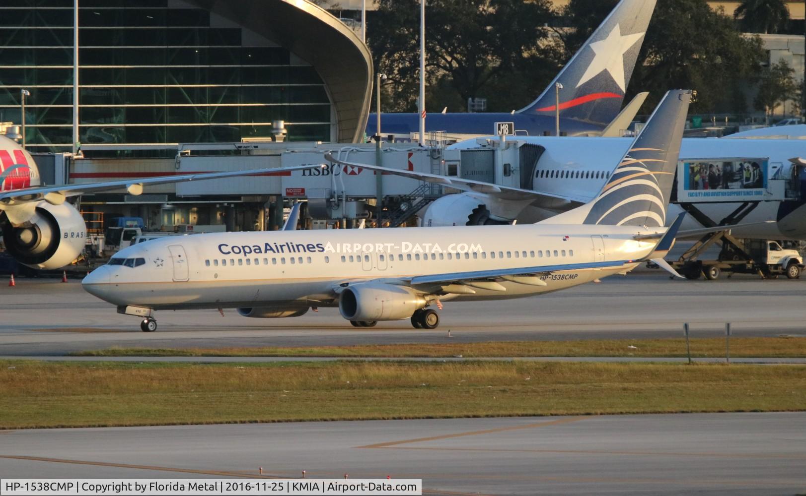 HP-1538CMP, 2009 Boeing 737-8V3 C/N 36554, MIA 2016
