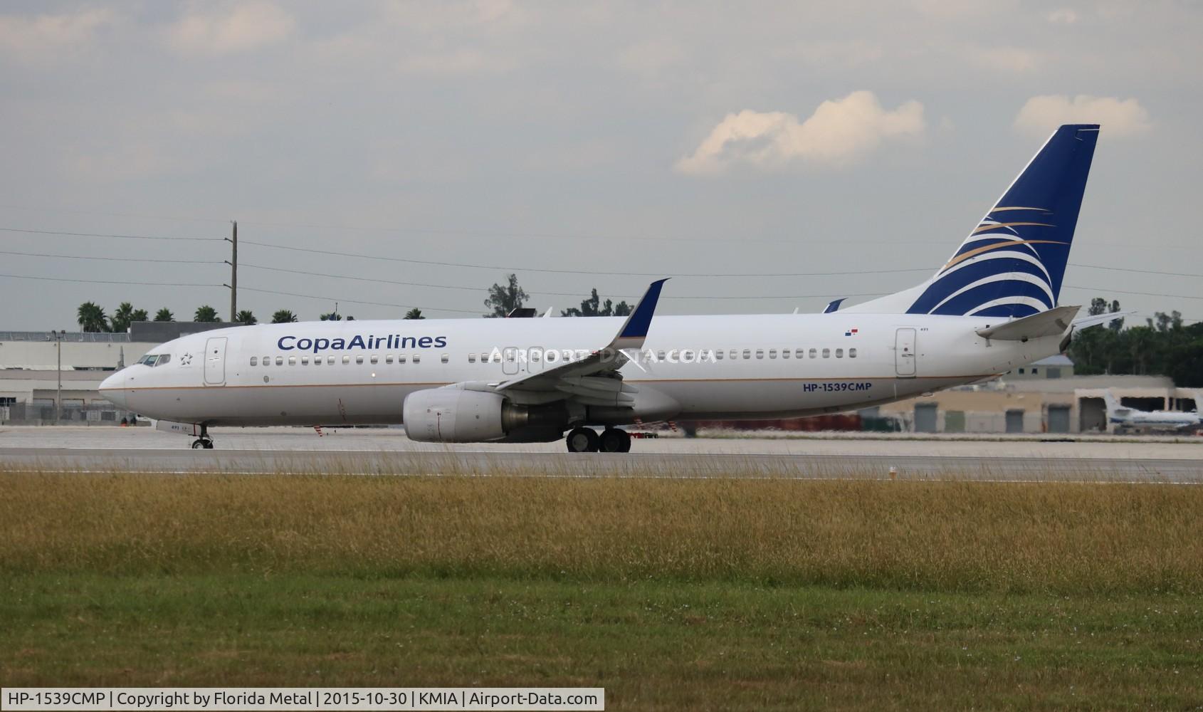 HP-1539CMP, 2010 Boeing 737-8V3 C/N 29667, MIA 2015