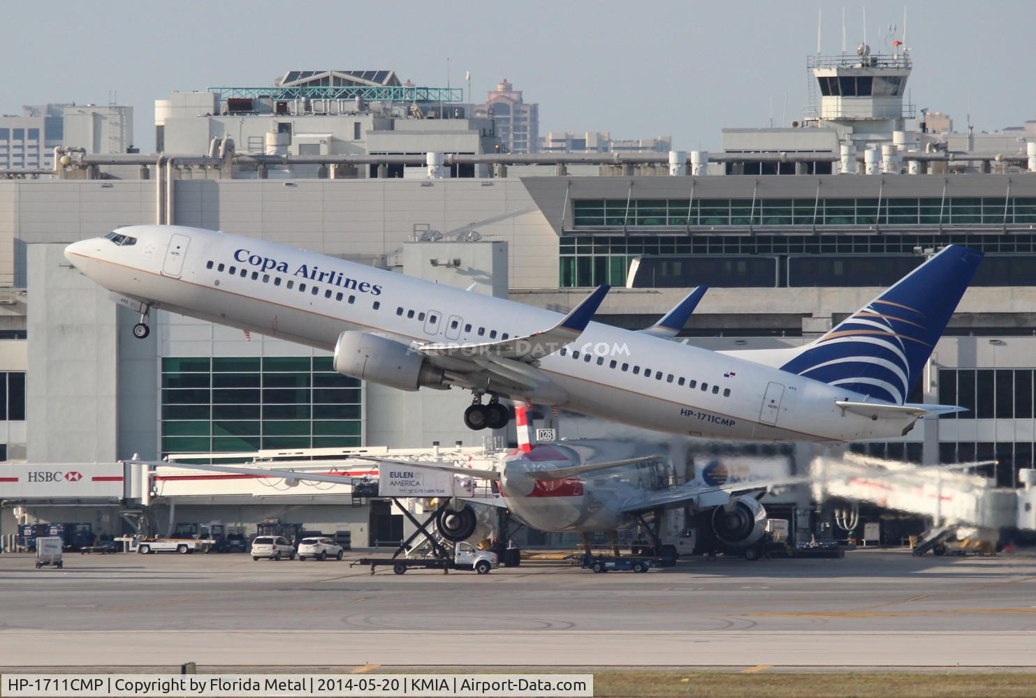 HP-1711CMP, 2010 Boeing 737-8V3 C/N 40663, MIA 2014