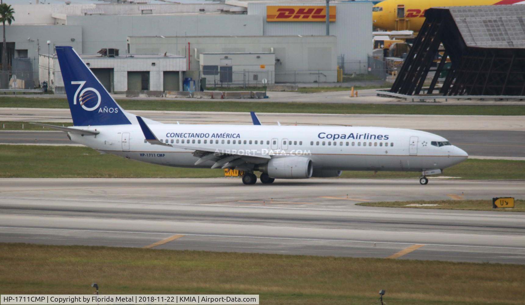 HP-1711CMP, 2010 Boeing 737-8V3 C/N 40663, MIA 2018