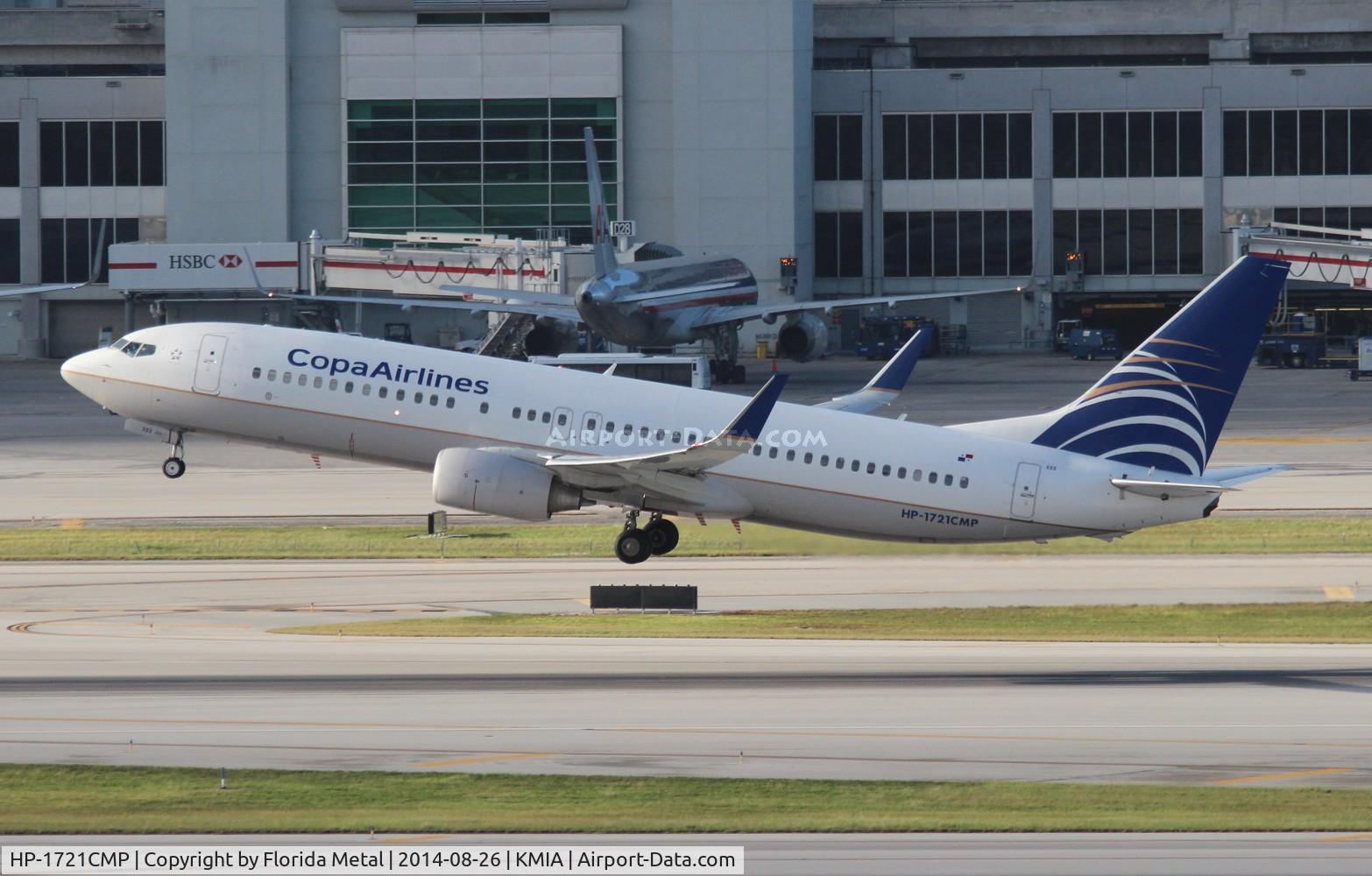 HP-1721CMP, 2011 Boeing 737-8V3 C/N 40362, MIA 2014