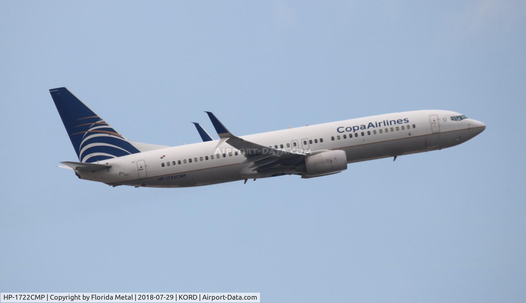 HP-1722CMP, 2011 Boeing 737-8V3 C/N 38100, ORD 2018