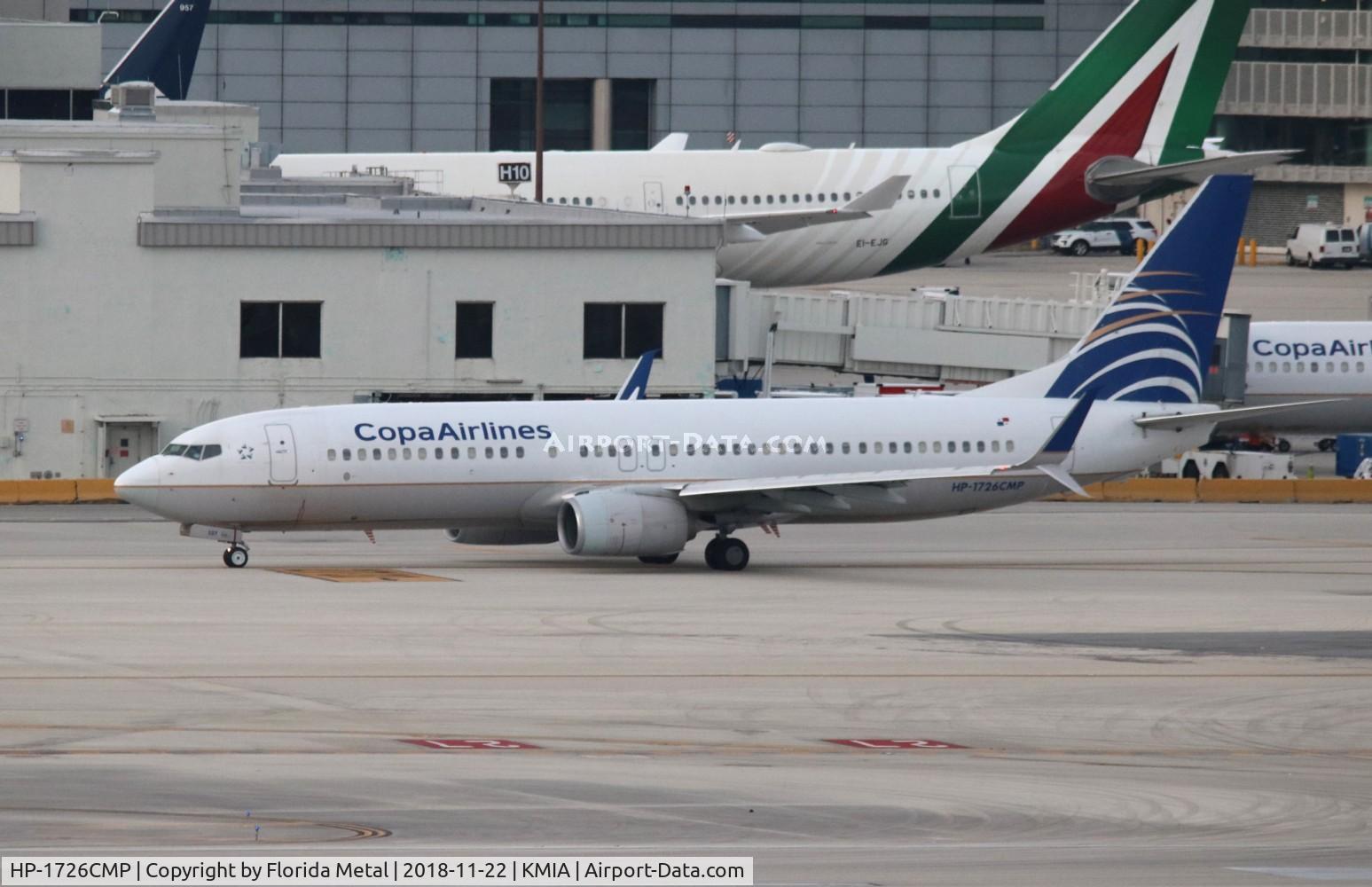 HP-1726CMP, 2012 Boeing 737-86N C/N 38024, MIA 2018