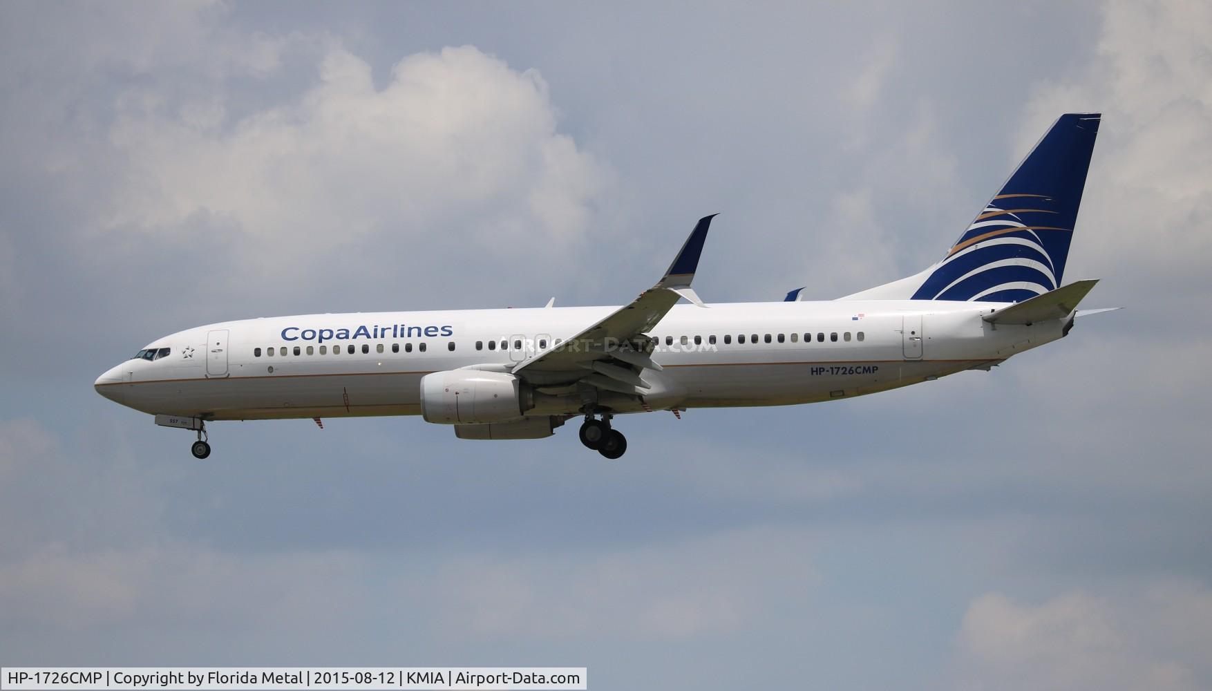 HP-1726CMP, 2012 Boeing 737-86N C/N 38024, MIA 2015
