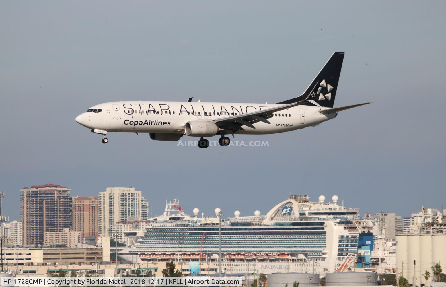 HP-1728CMP, 2012 Boeing 737-8V3 C/N 39396, FLL 2018