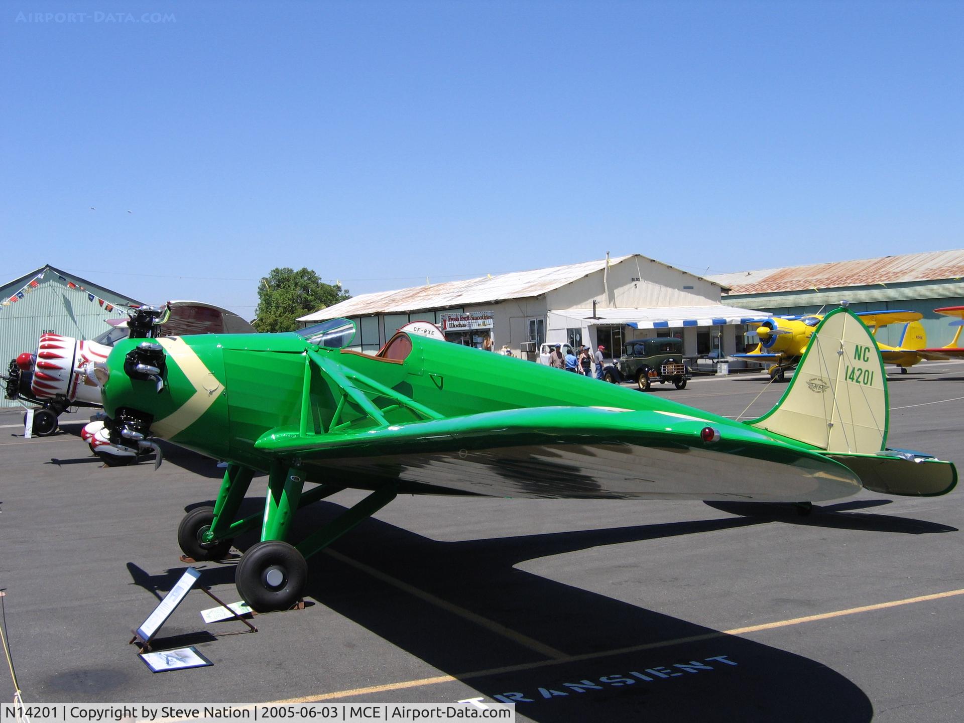 N14201, 1934 Kinner SPORTSTER B. C/N 122, 1934 Kinner Sportster B as NC14201 at Merced, CA