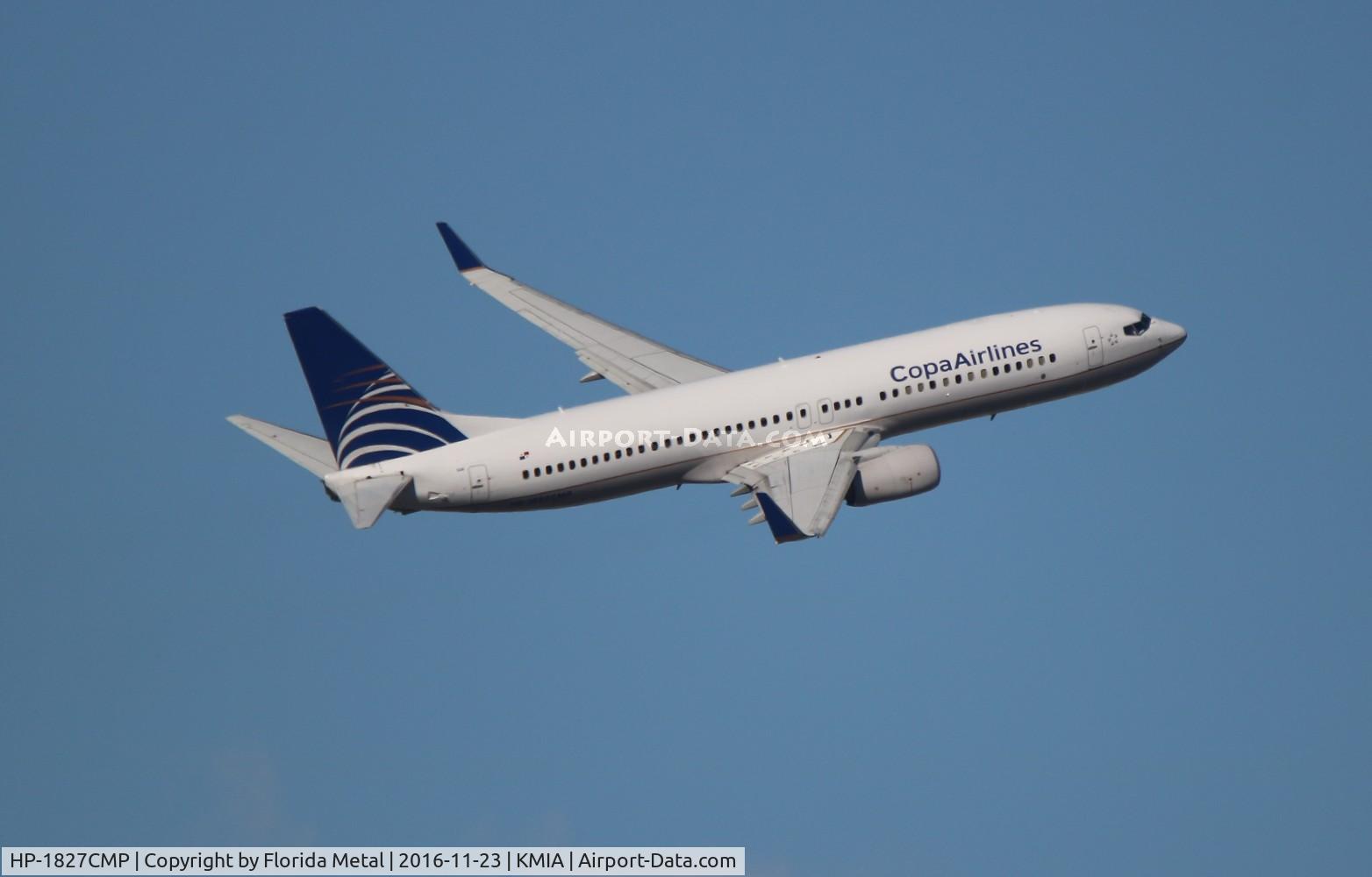 HP-1827CMP, 2012 Boeing 737-8V3 C/N 38142, MIA 2016