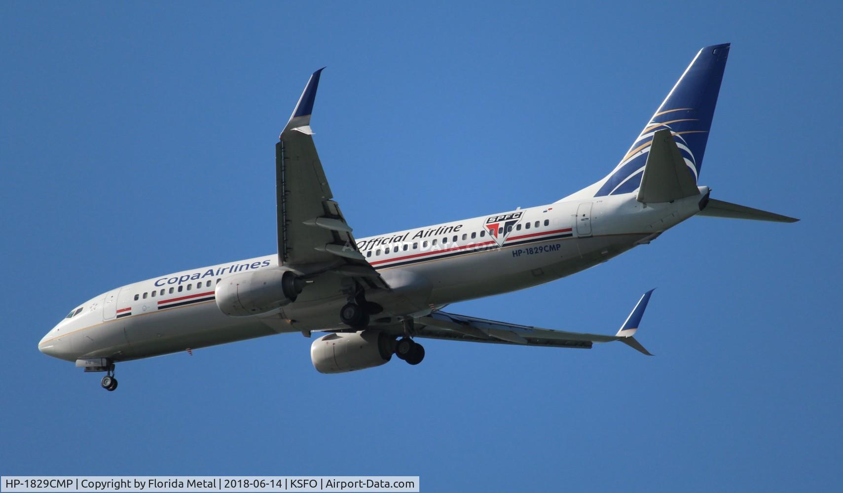 HP-1829CMP, 2013 Boeing 737-8V3 C/N 38882, SFO 2018