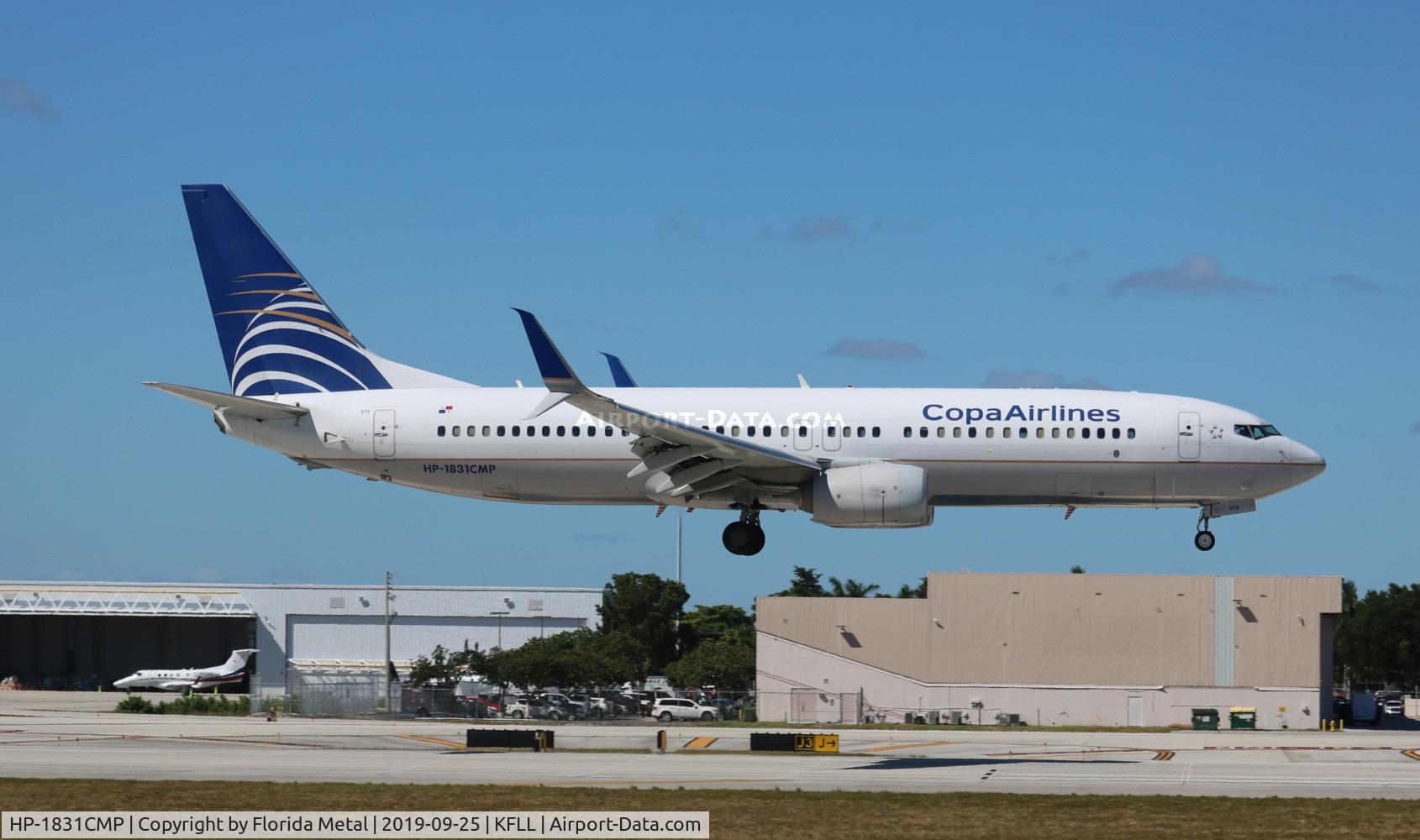 HP-1831CMP, 2013 Boeing 737-8V3 C/N 40788, FLL 2019