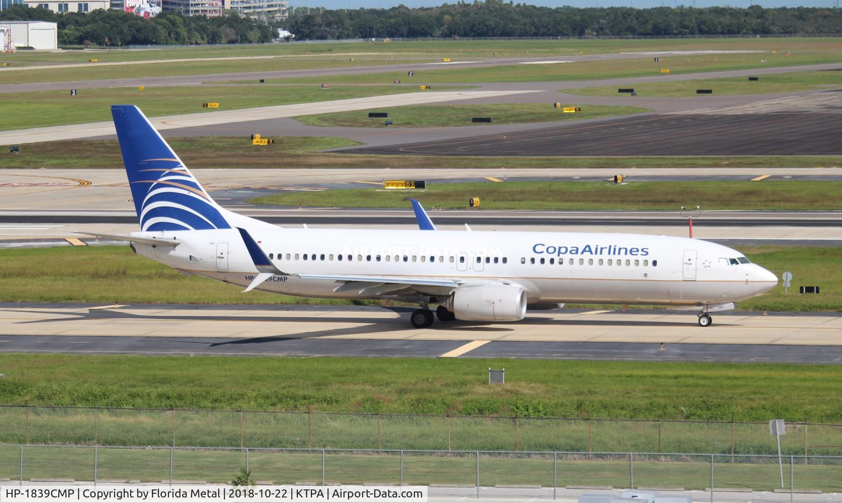 HP-1839CMP, 2014 Boeing 737-8V3 C/N 41446, TPA 2018