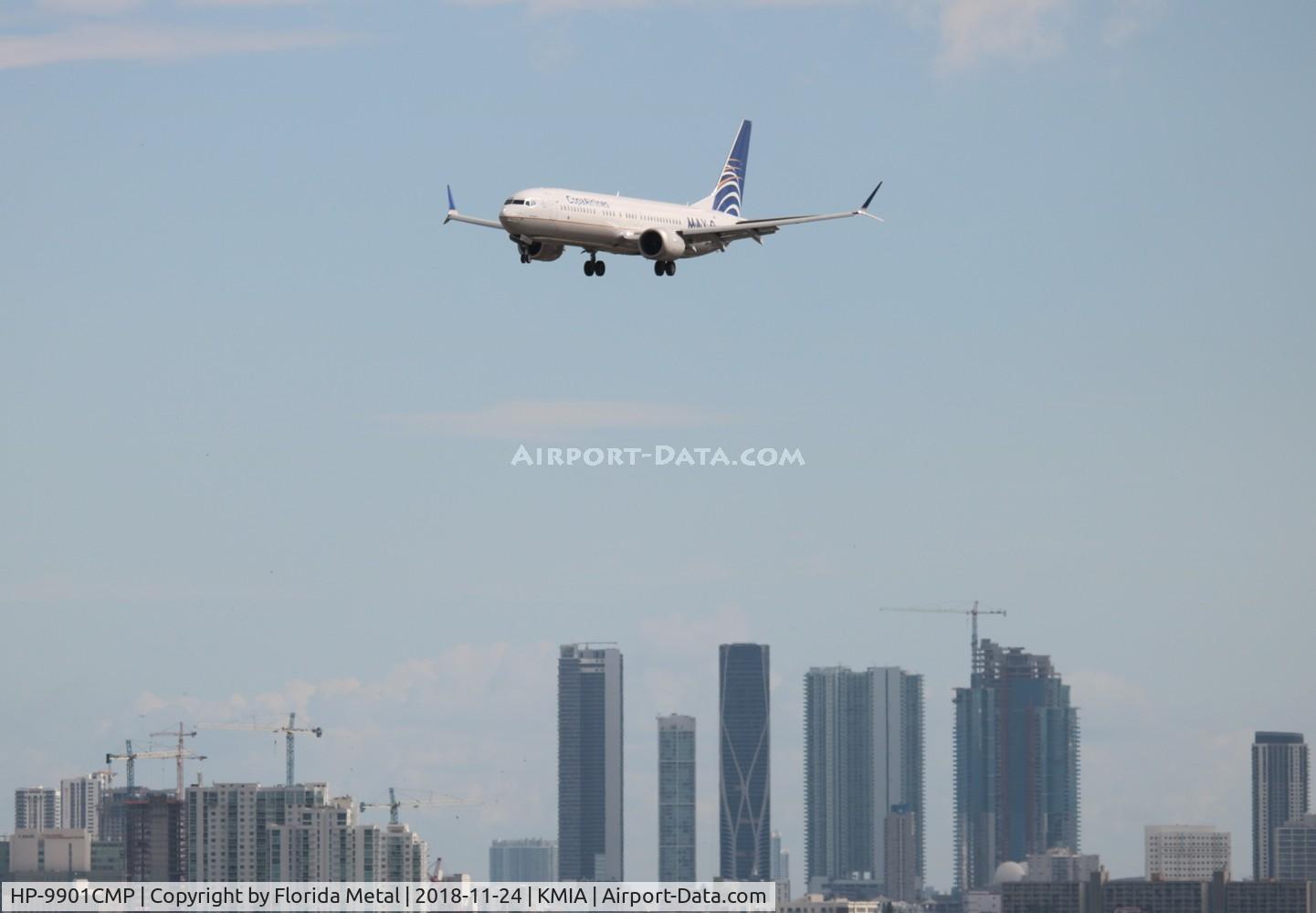 HP-9901CMP, 2018 Boeing 737-9 MAX C/N 44161, MIA 2018