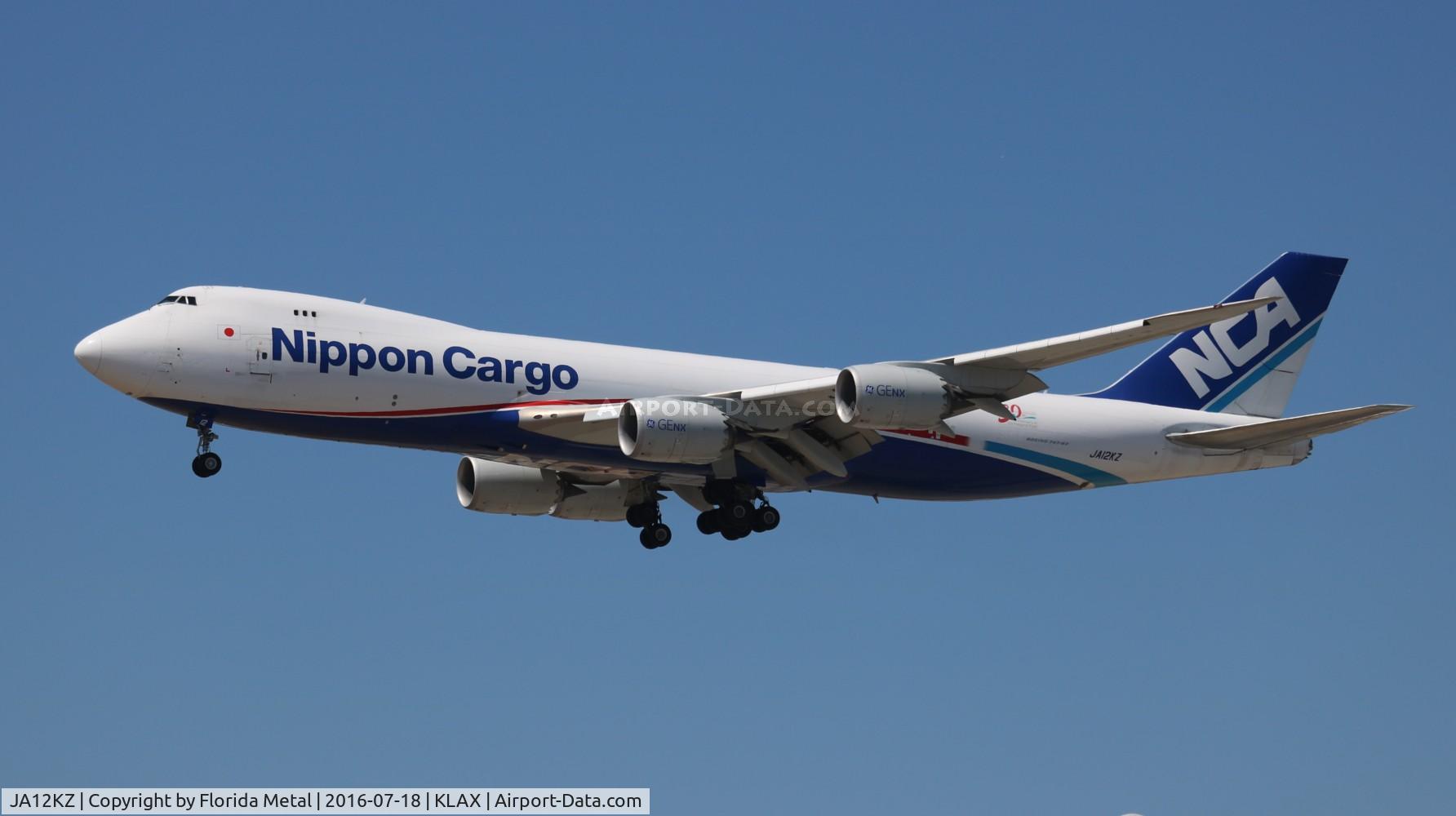 JA12KZ, 2012 Boeing 747-8KZF C/N 36137, LAX 2016
